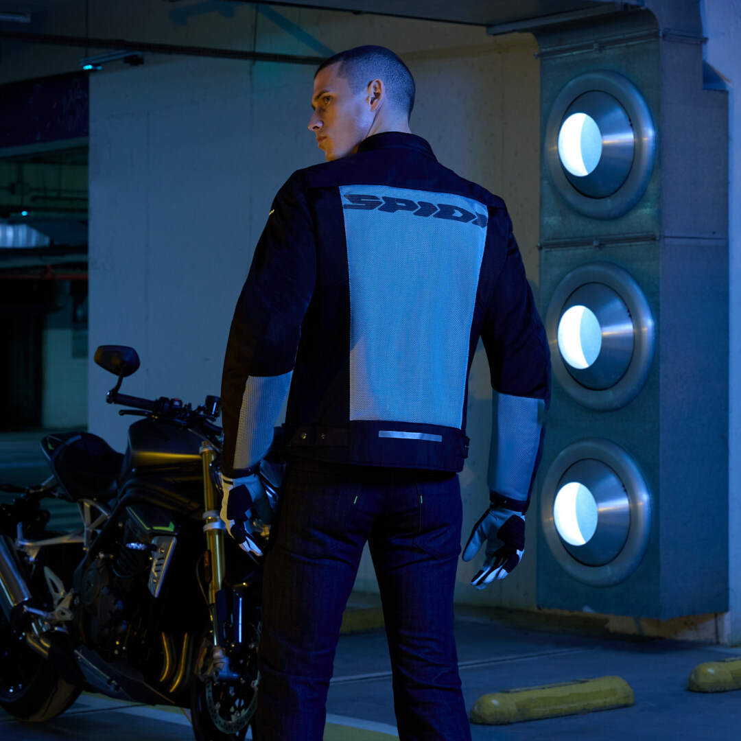 Spidi Corsa Net Windout Motorcykel Textil Jacka Svart/grå S Figur 4