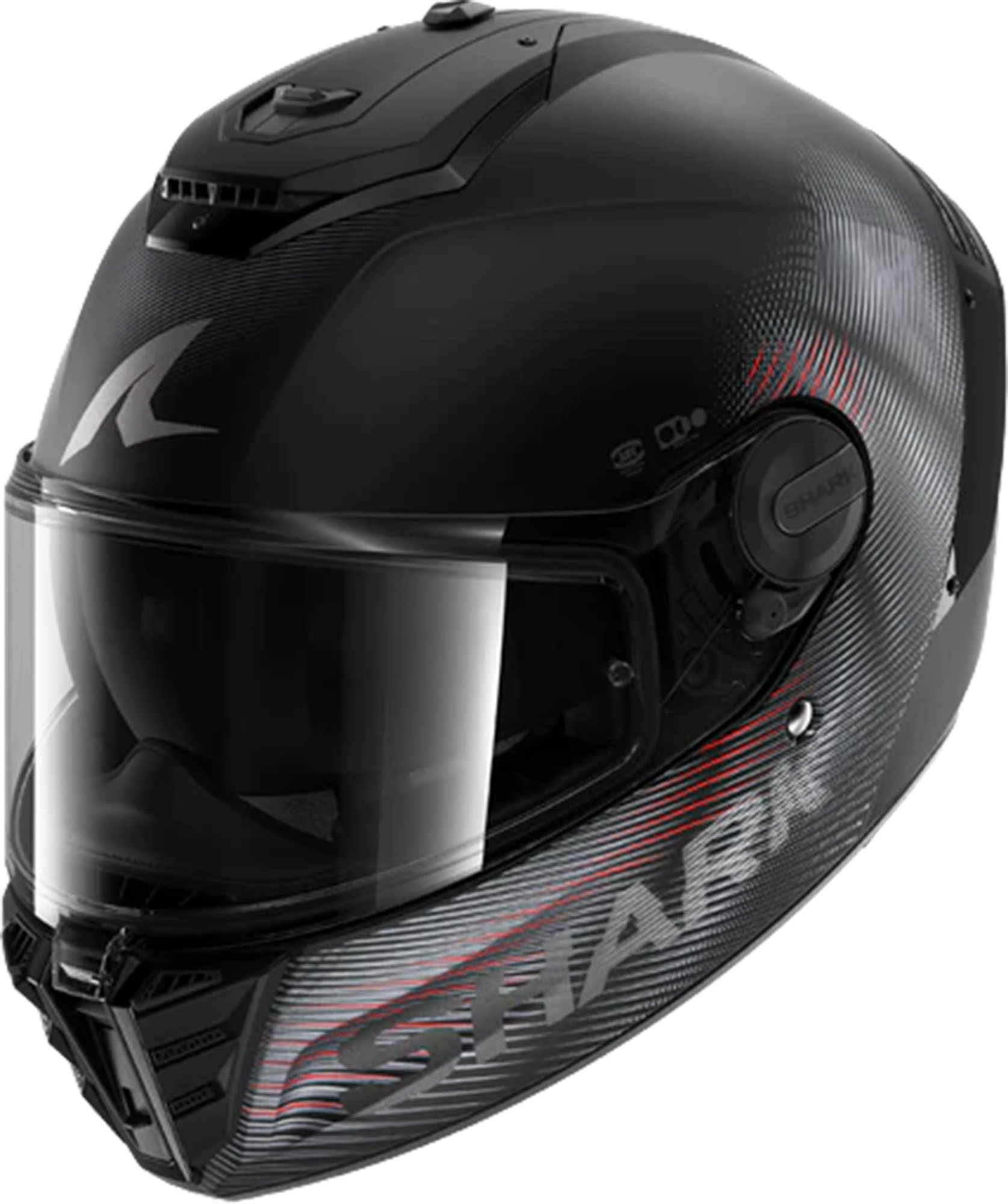 Shark Spartan RS SP Lyne Cască Negru/antracit/Roșu XS (53/54) Figura 1