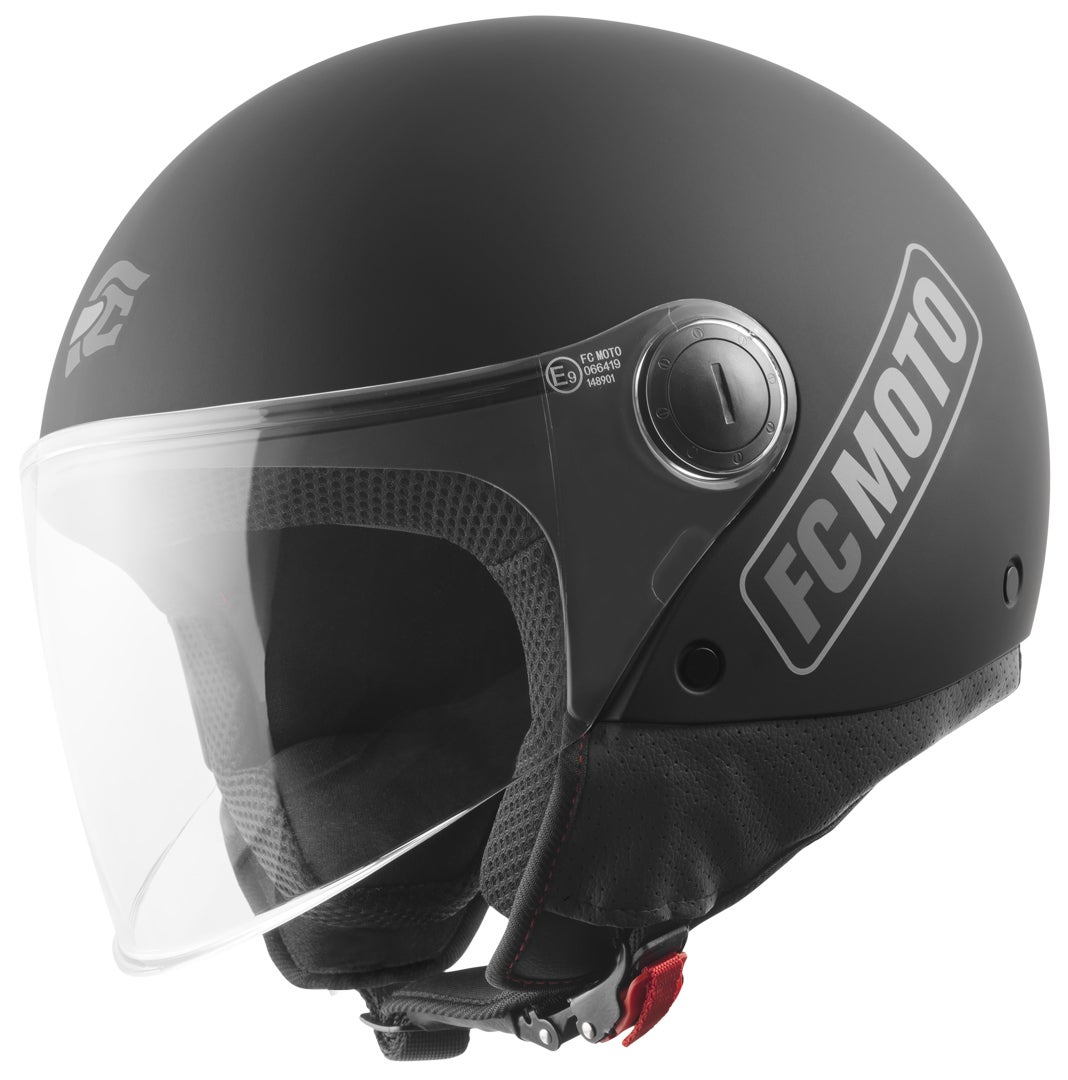 FC-Moto Square-RS Jet hjelm sort mat/grå M Figur 1
