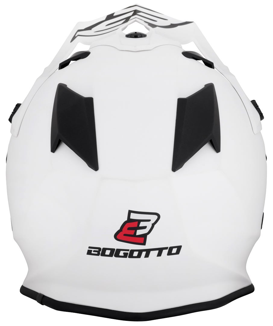 Bogotto V328 Glasfiber Motocross Hjelm hvid S Figur 3
