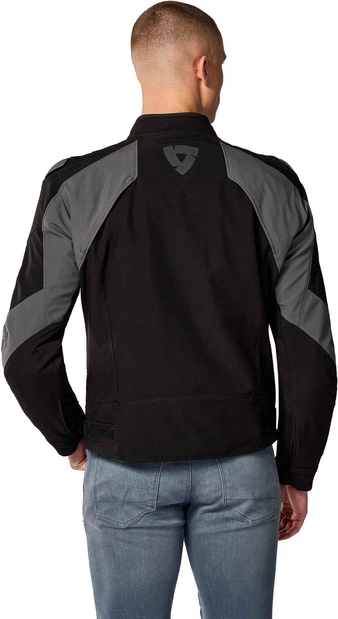 Revit Hyperspeed 3 H2O Veste textile moto imperméable noir/gris M Figure 4