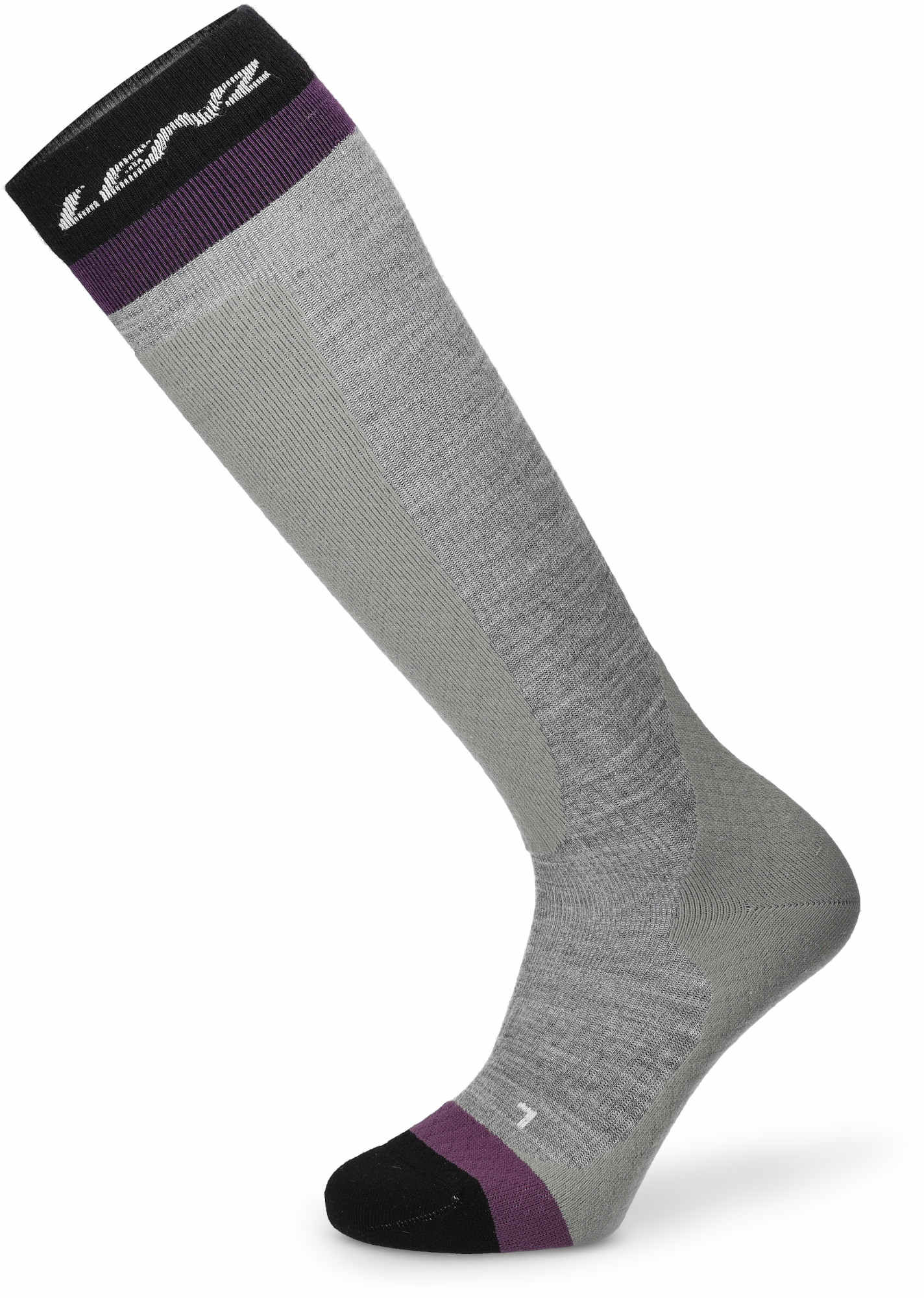 Lenz Think About Merino Winter 1 Socken hellgrau 39-41 Abbildung 1