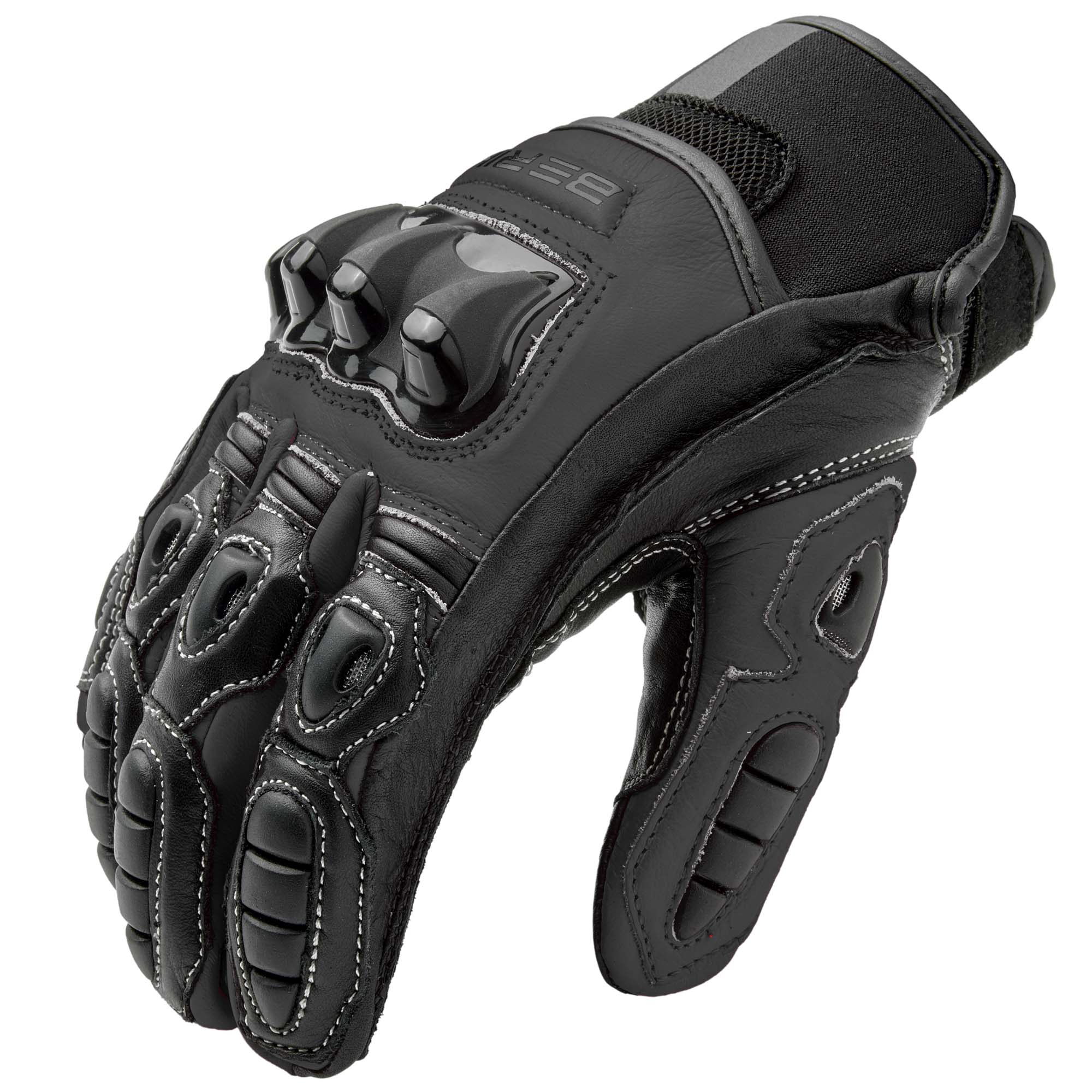 Berik Bofur Adventure Gants moto pour dames noir S Figure 3