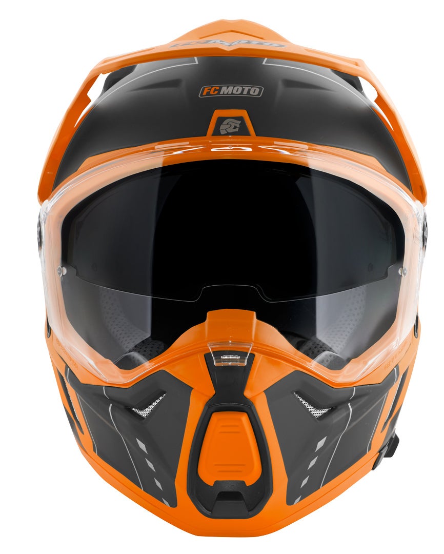 FC-Moto Merkur Pro Air Enduro hjelm sort/orange M Figur 5