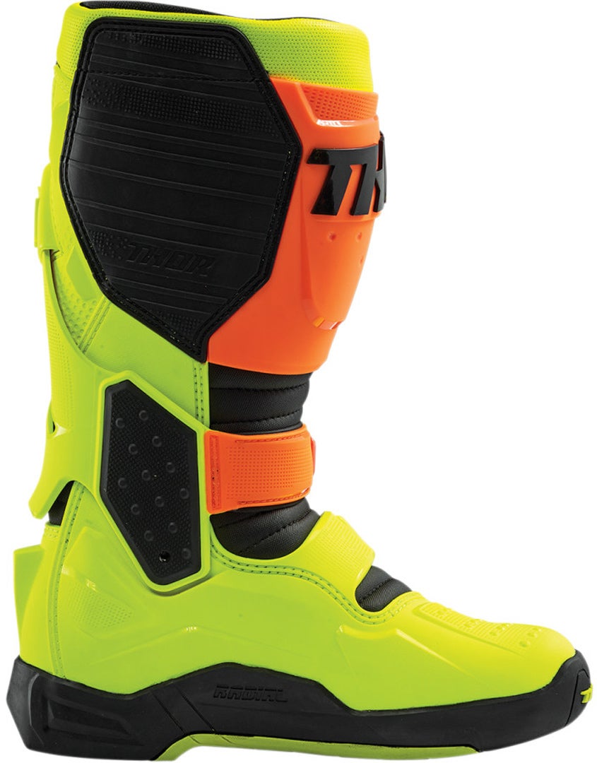 Thor Radial Botas de motocross amarillo/rojo 9 Figura 3