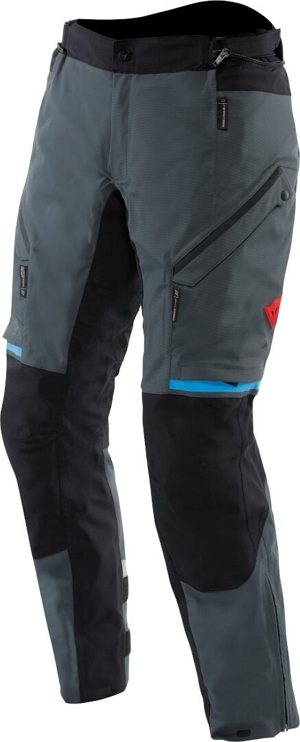 Dainese Mangen Absoluteshell Pro waterproof Motorcycle Textile Pants grey/black/blue 56 Figure 1