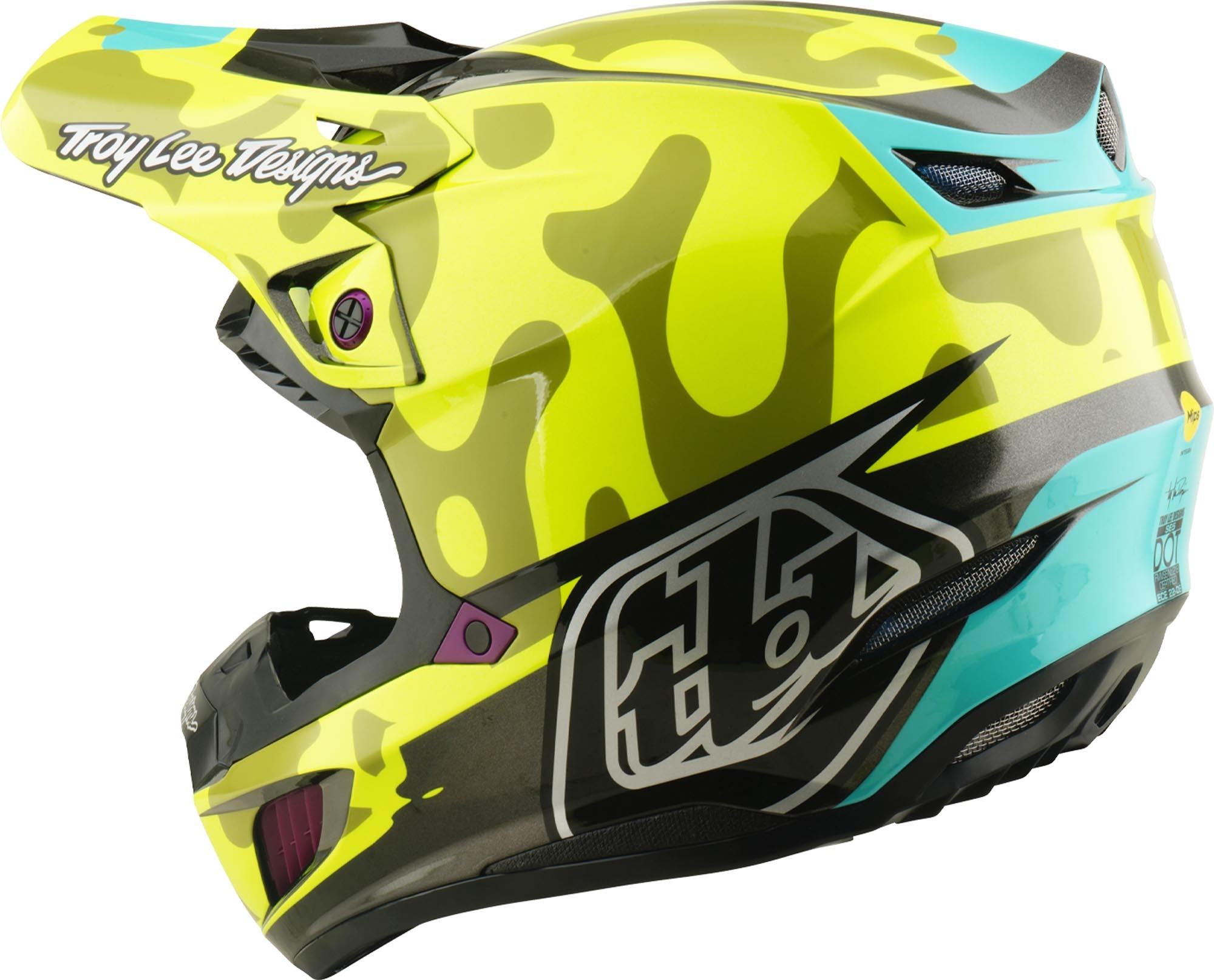 Troy Lee Designs SE5 Composite MIPS Myth Motocrosshelm neongeel XXL (62/63) Figuur 5