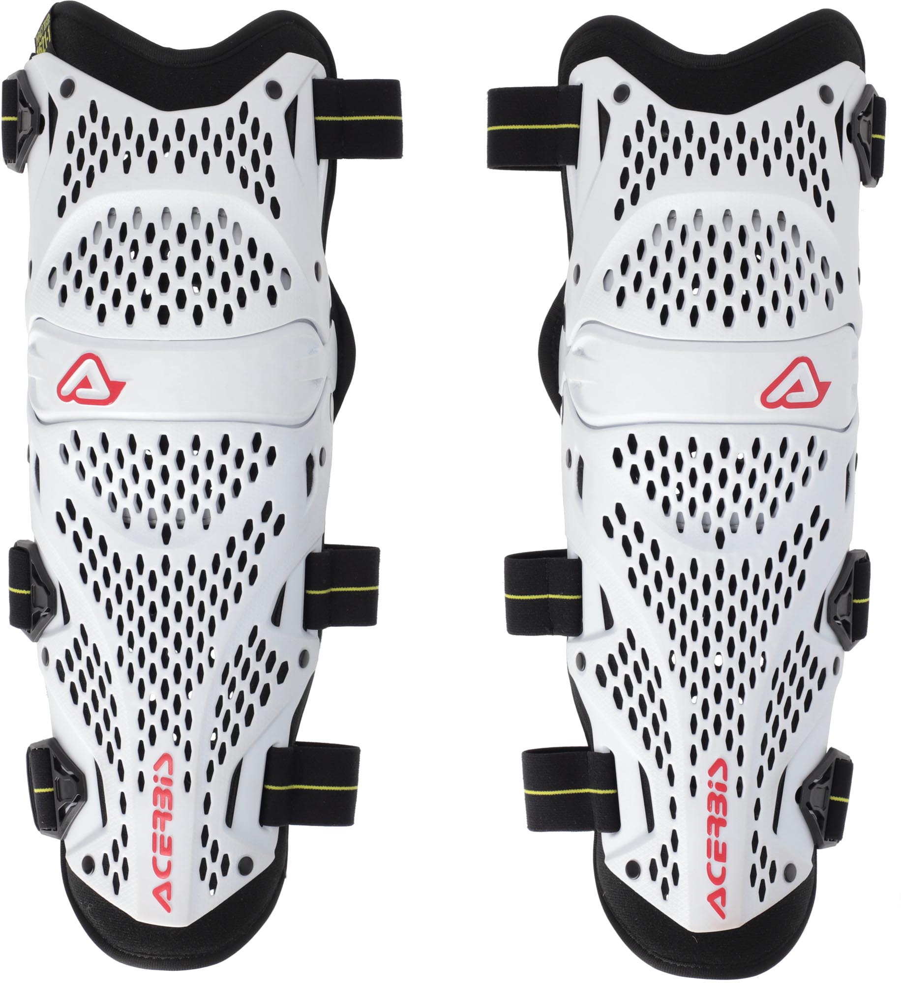 Acerbis Impact Pro Protecții pentru genunchi alb Figura 4