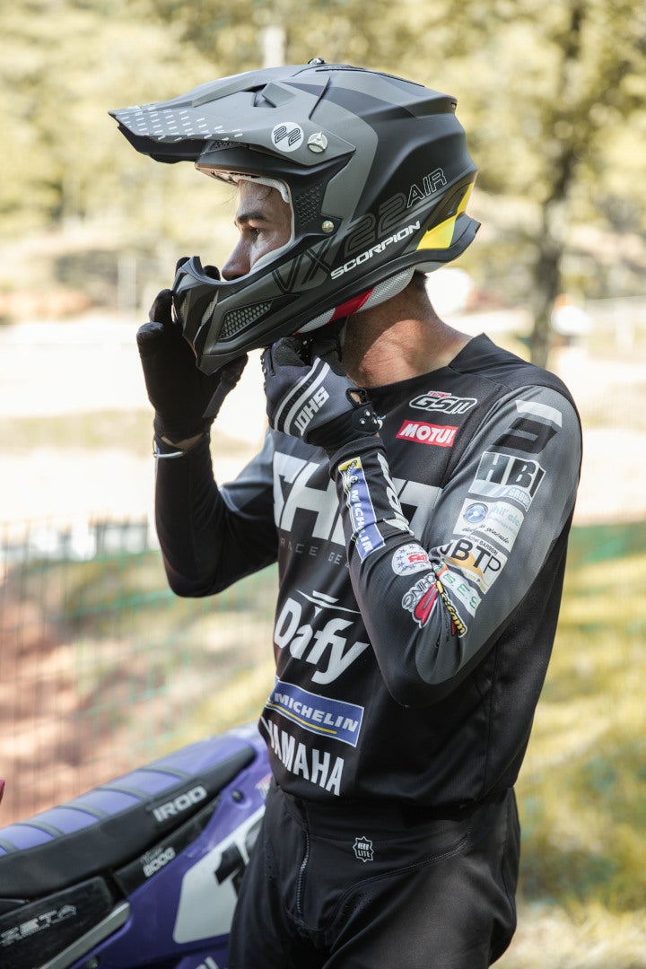 Scorpion VX-22 Air Ares Casco Motocross nero opaco/argento L (59/60) Figura 6