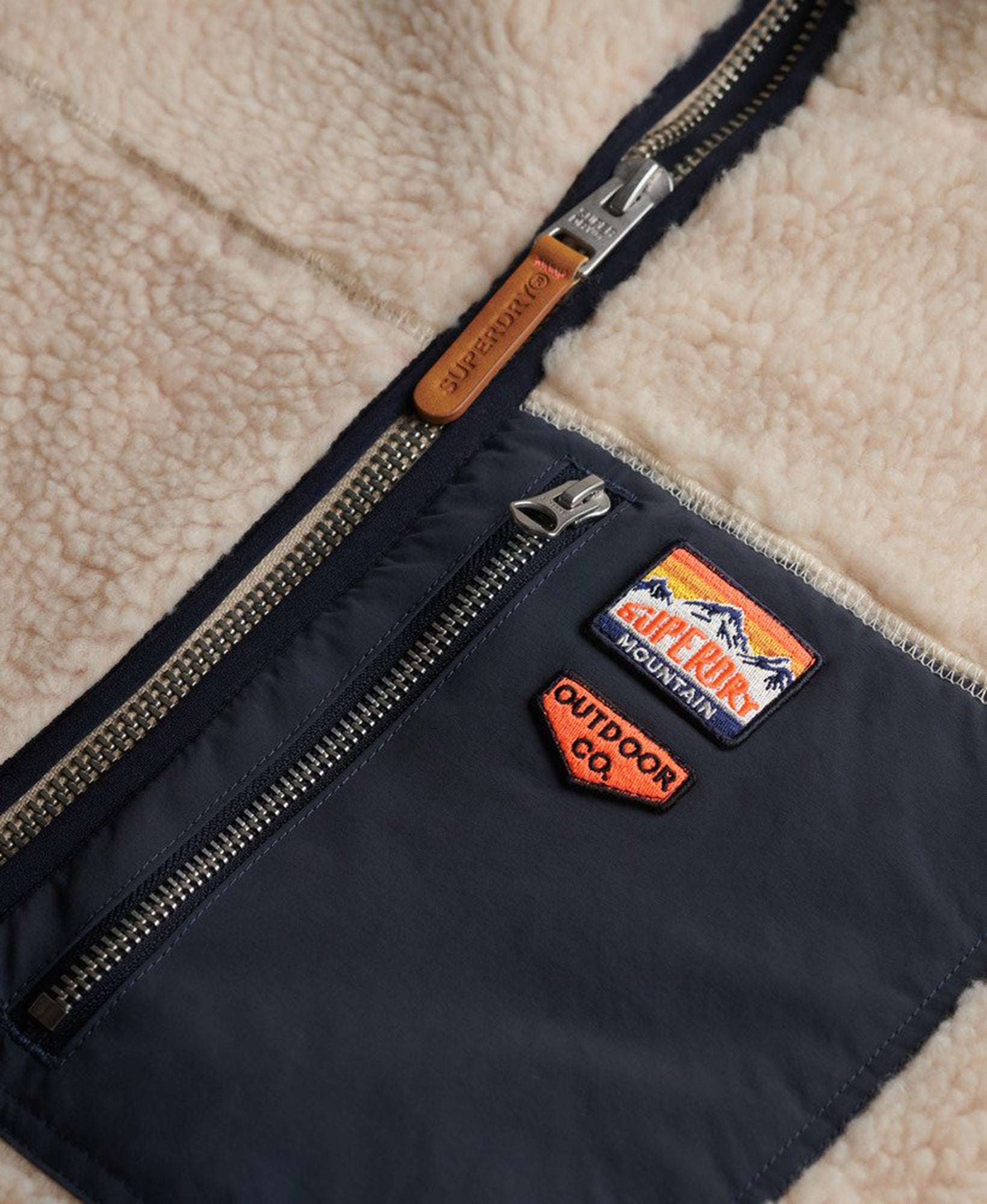 Superdry & Co Vintage Retro Fleece Jacket beige L Figure 2