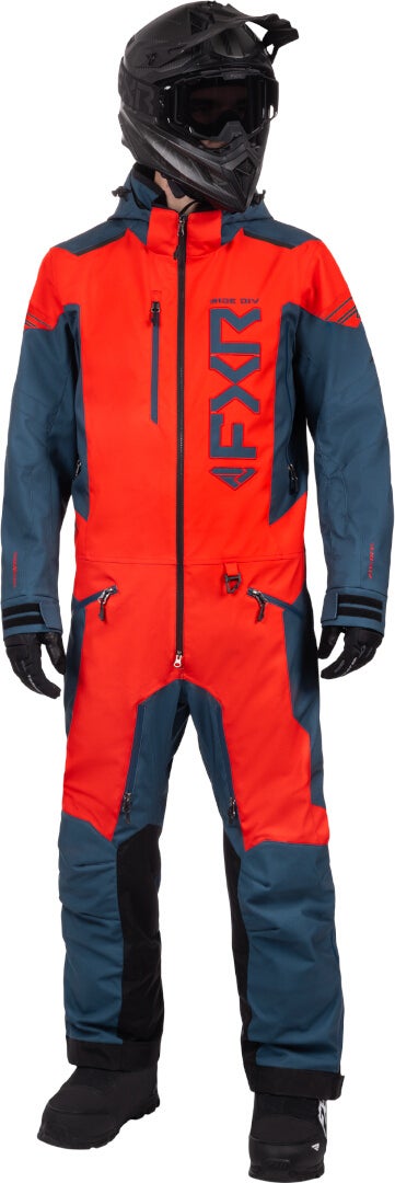 FXR Helium Lite 2025 1-piece Snowmobile Suit red 3XL Figure 1