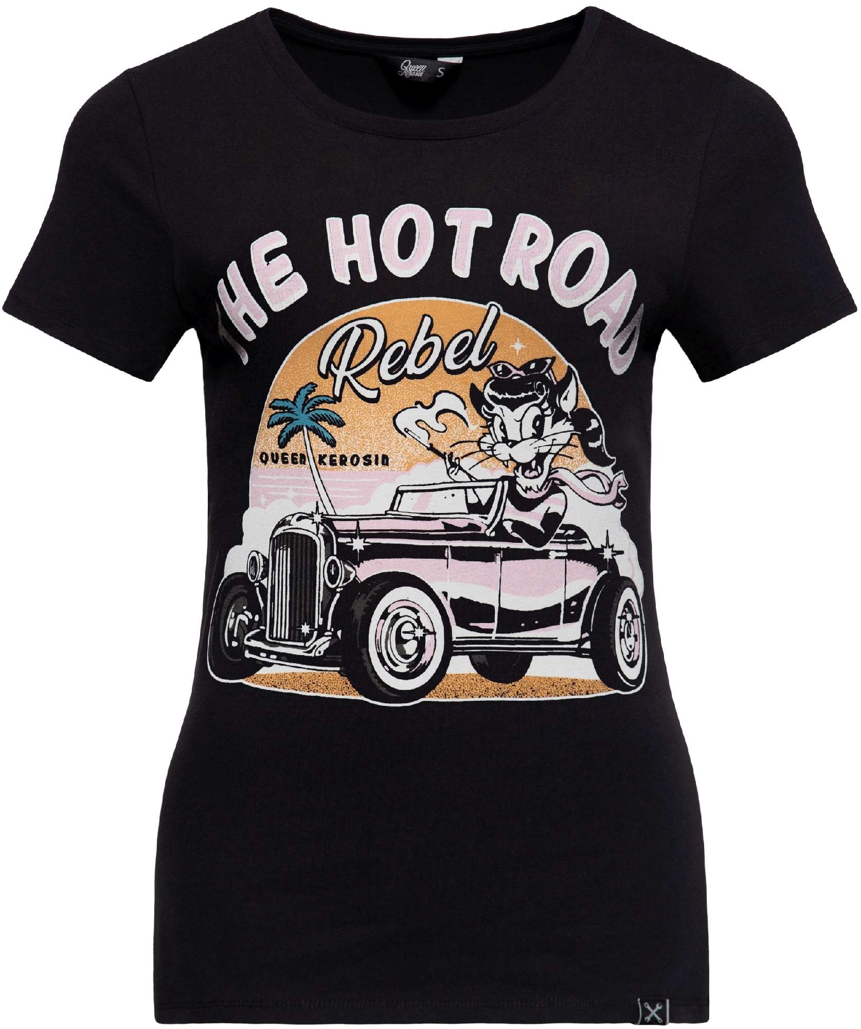 Queen Kerosin The Hot Road Rebel Dámské tričko černá S Obrázek 1