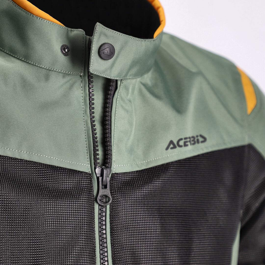 Acerbis Ramsey Vented 2.0 Mesh Motorcycle Textile Jacket green/yellow 3XL Figure 4