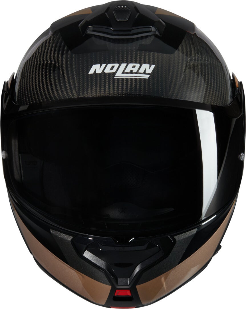 Nolan X-1005 Ultra Carbon Sportivo N-Com Helm schwarz/ocker XS (55) Abbildung 3