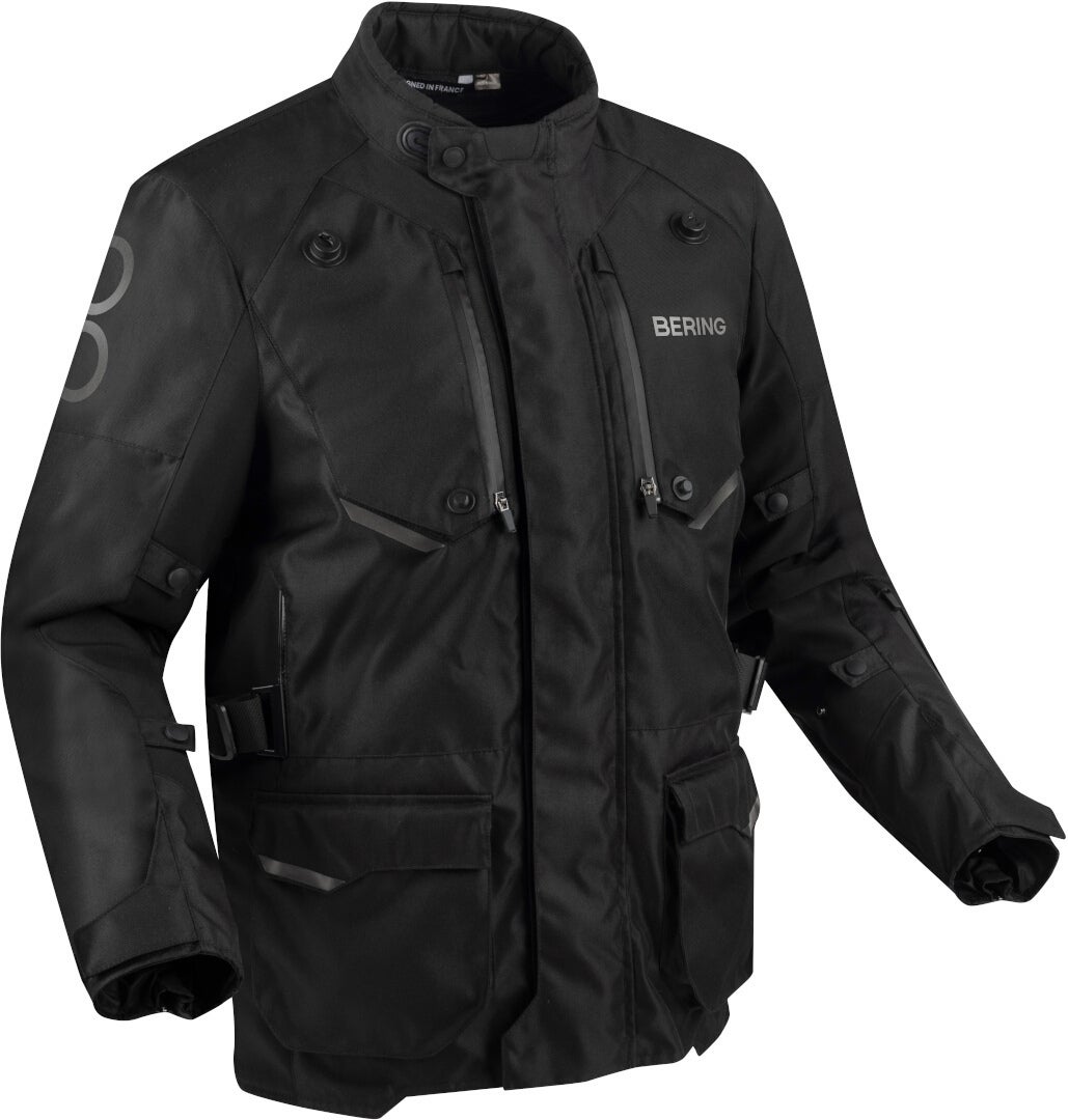 Bering Calgary waterproof Motorcycle Textile Jacket black XL Figure 1