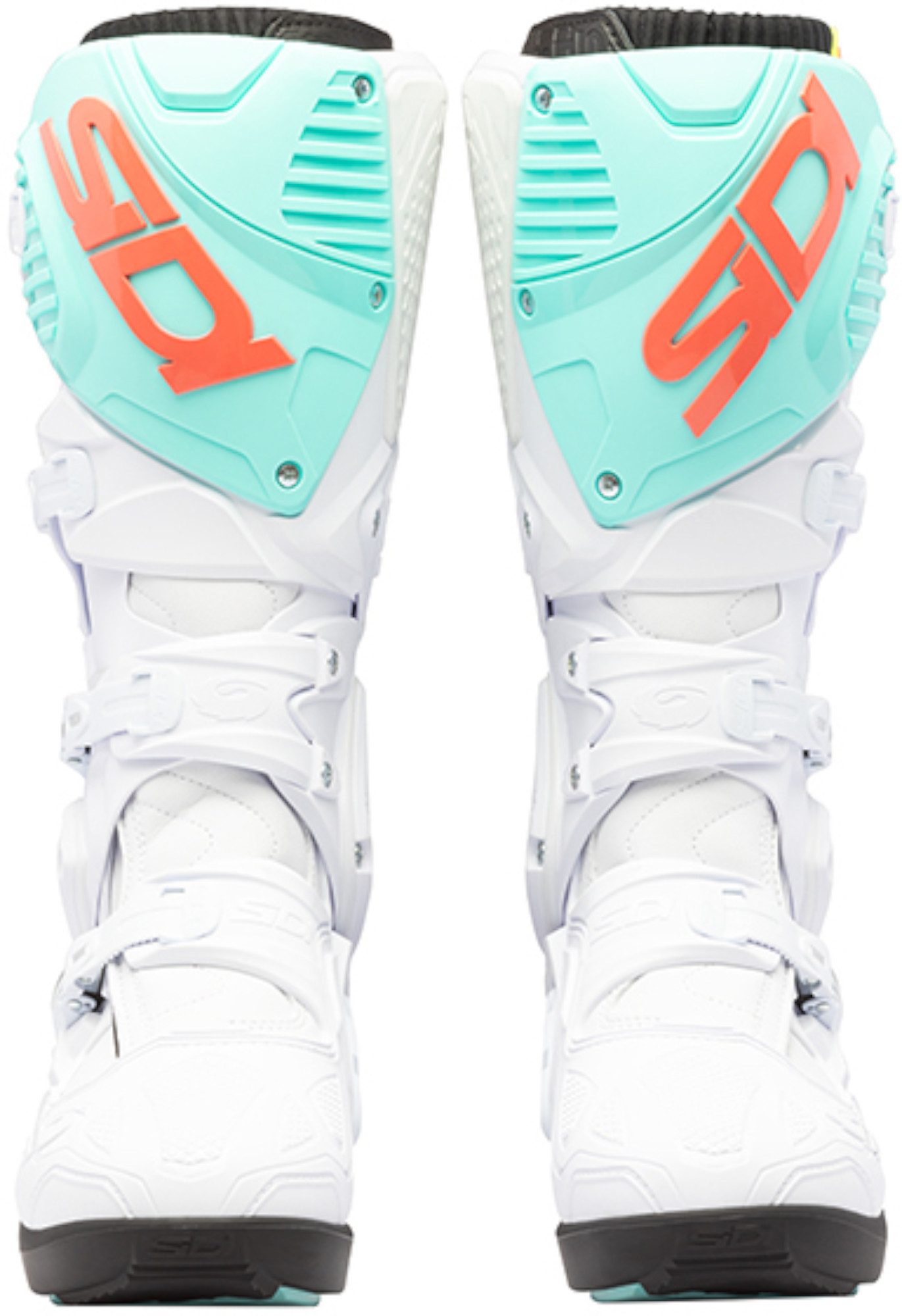 Sidi Crossfire 3 SRS Botas de Motocross Branco/Neon Mint/Coral Neon 43 Figura 4