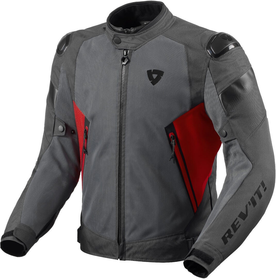 grey/red