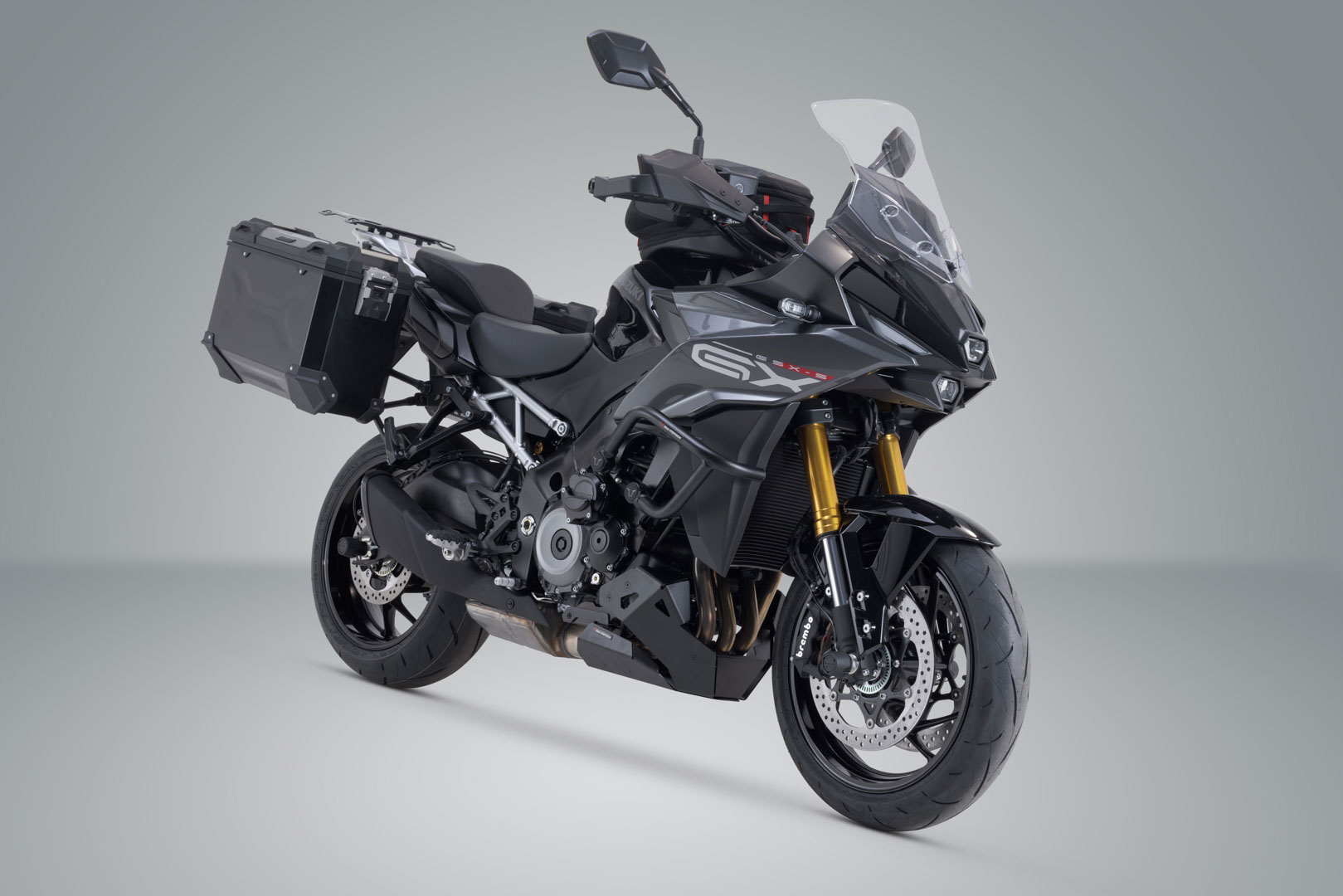 Sistem de carcasă din aluminiu SW-Motech TRAX ADV - Negru. 37/37 l. Suzuki GSX-S1000GX (23-). Figura 2