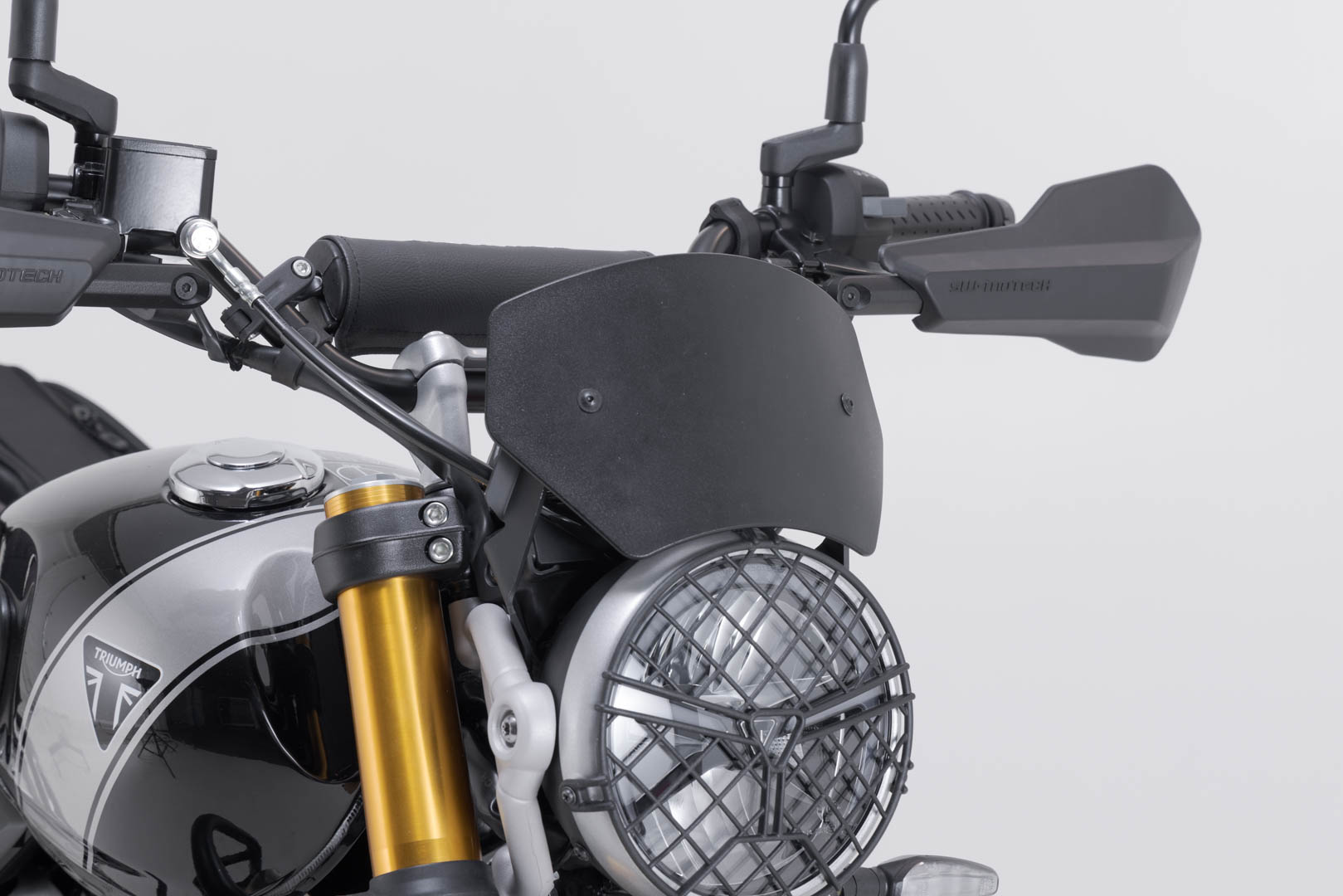 Parbrizul SW-Motech - Negru. Triumph Scrambler 400 X (23-). Figura 1