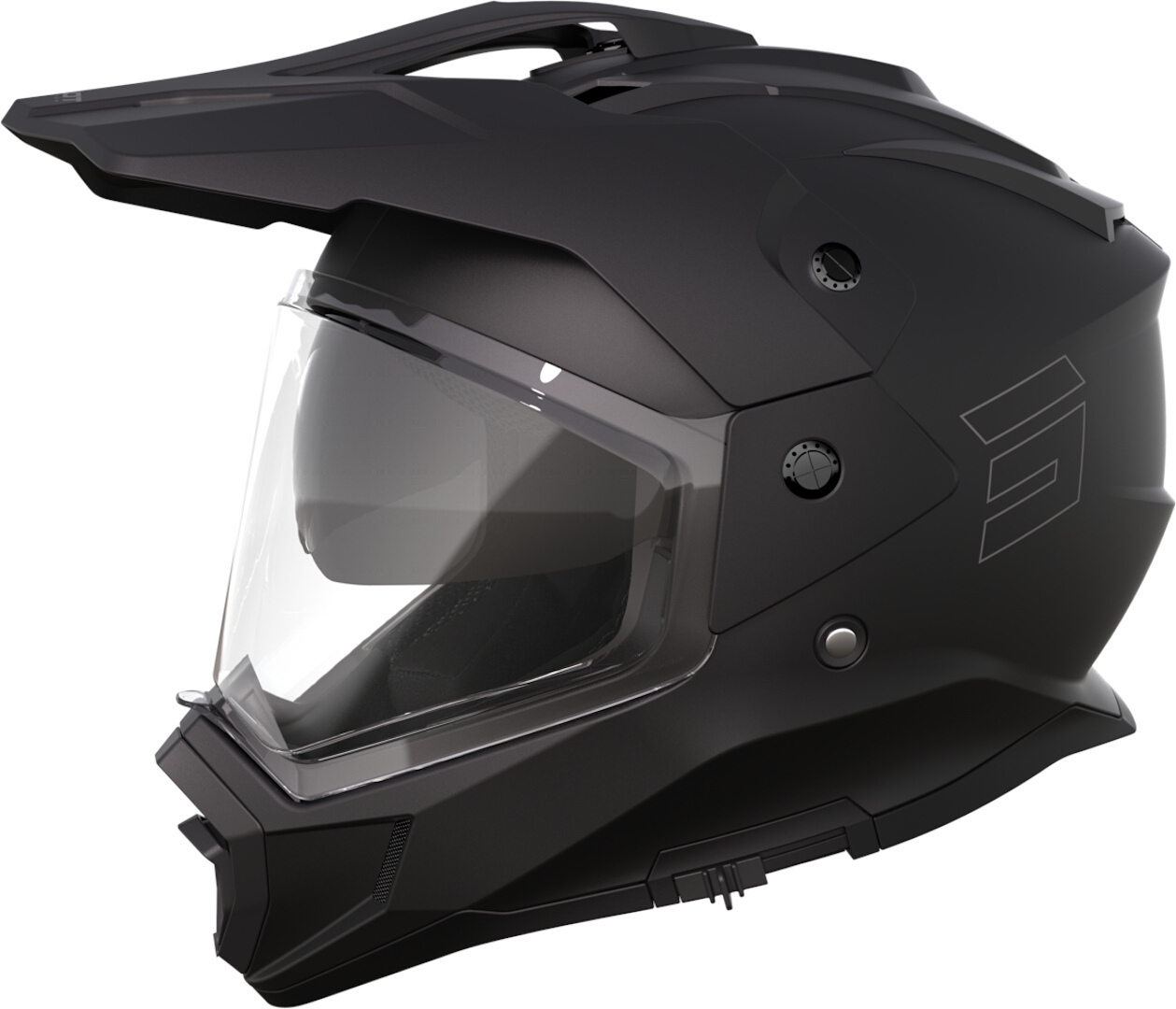 Shot Trek Solid Motocross hjälm Black Matt XXL (63/64) Figur 1