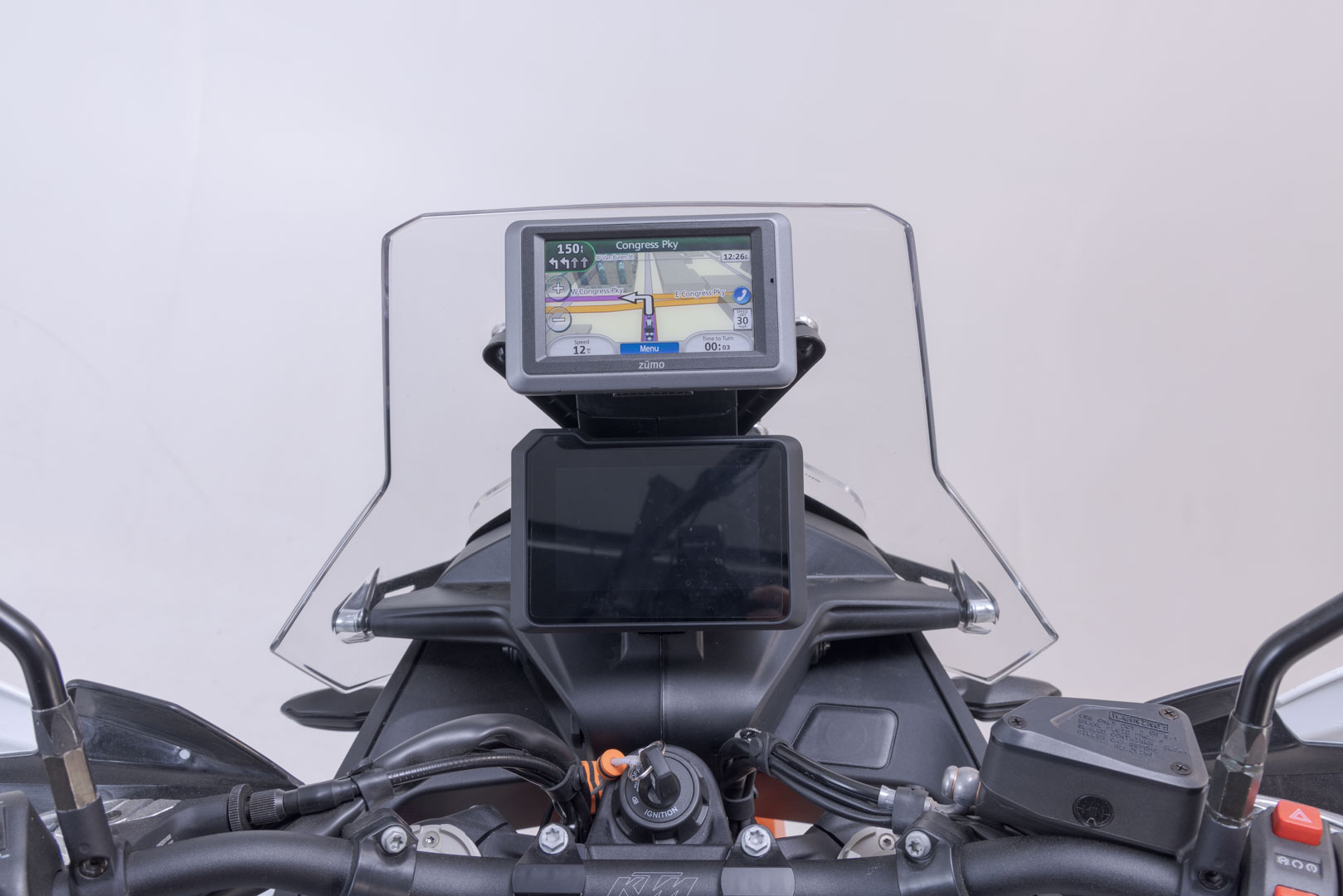SW-Motech GPS-fäste för sittbrunn - Svart. KTM 890 Adv (22-). Figur 4
