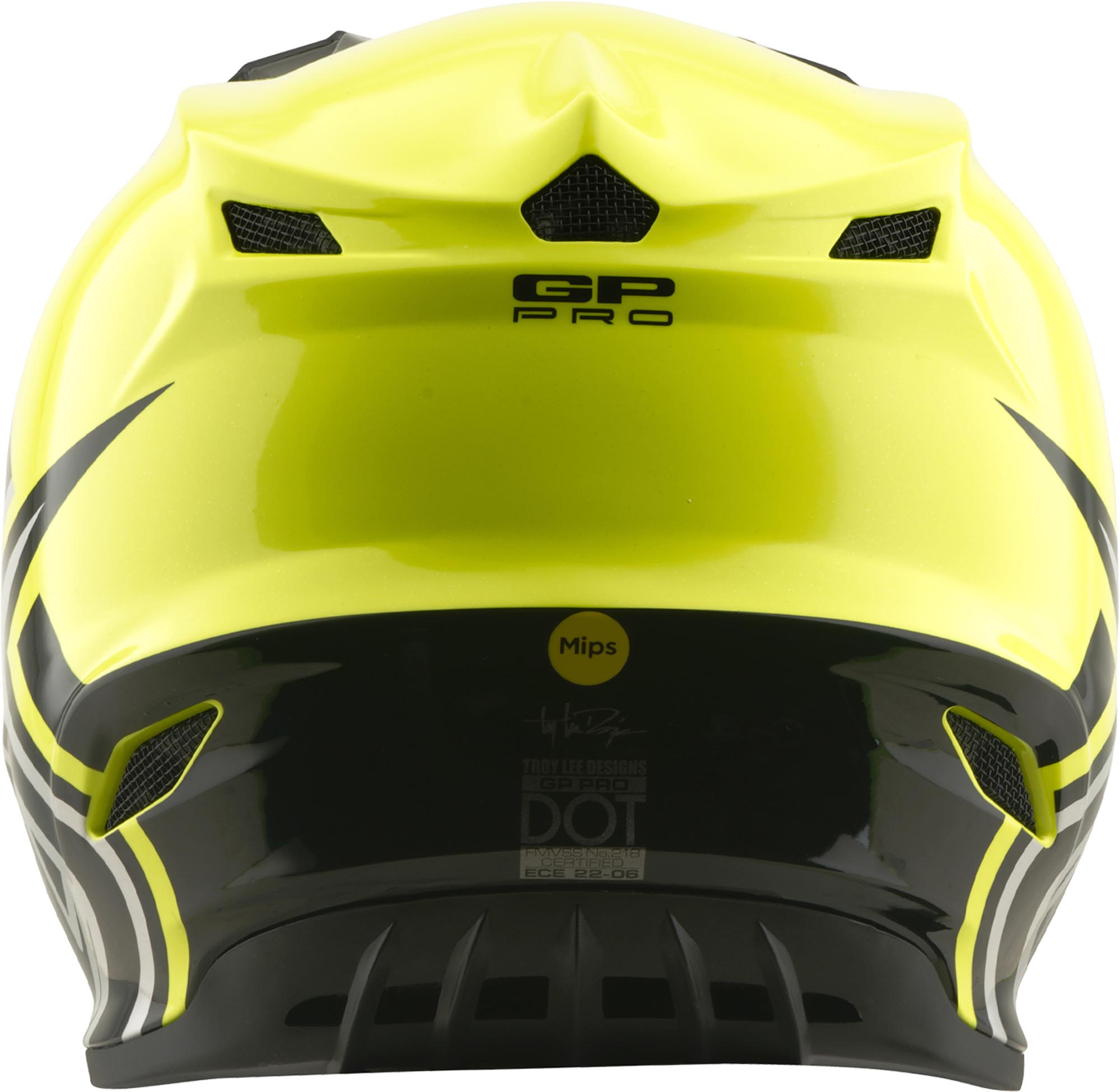 Troy Lee Designs GP Pro MIPS Mono Neon Cască de motocross pentru tineret Y/M (50/51) Figura 7