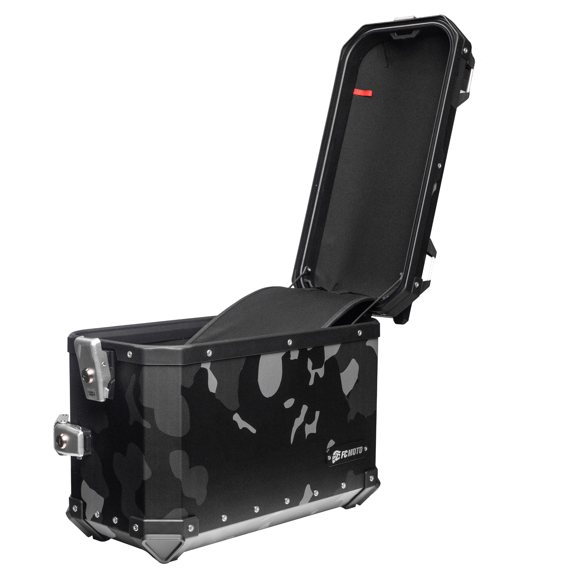 FC-Moto Terreno EVO Camo 36 L Alu Cutia laterală Camuflaj negru Dreapta Figura 8