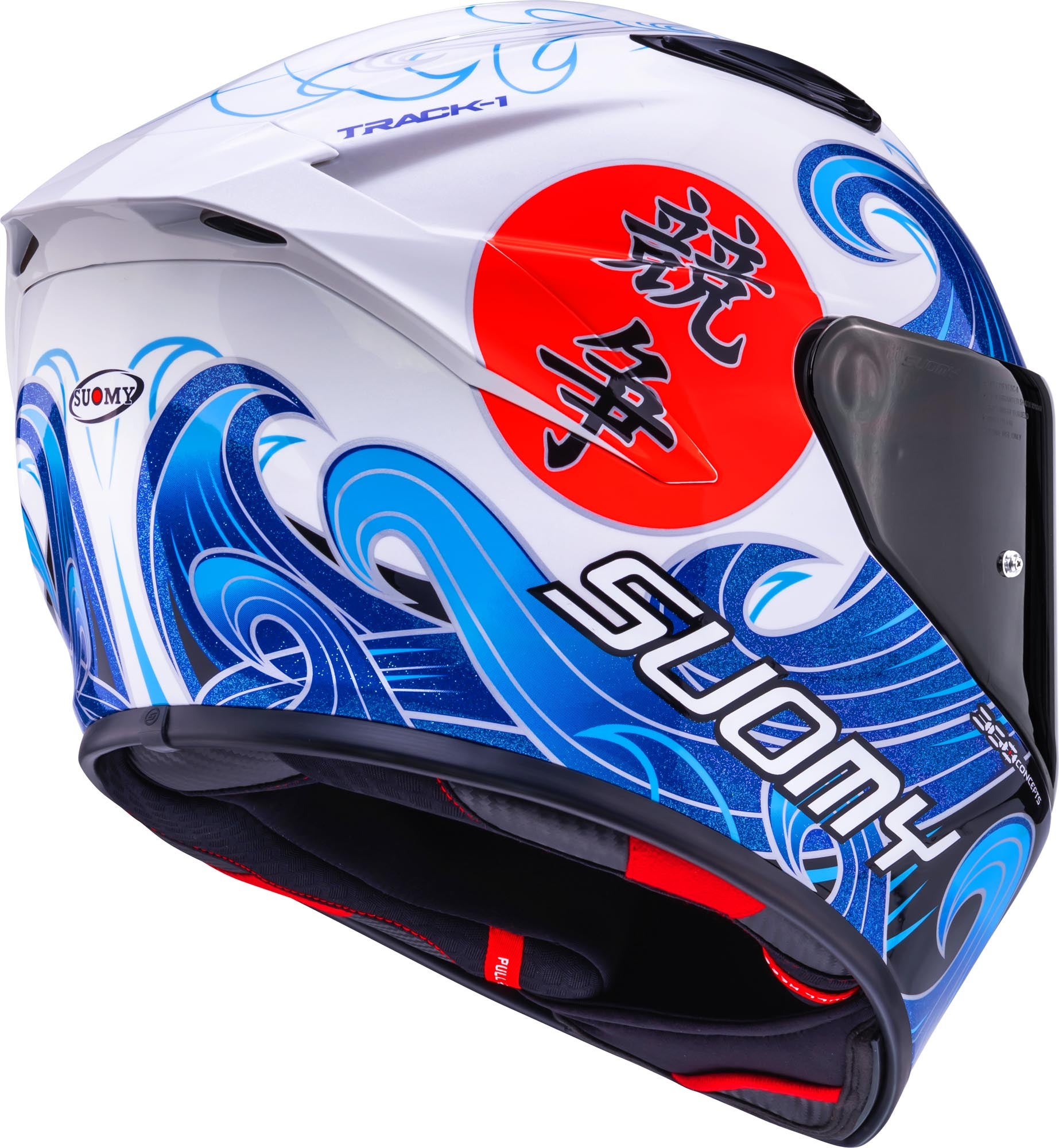 Suomy Track-1 Waves Elmetto bianco/blu M (57/58) Figura 5
