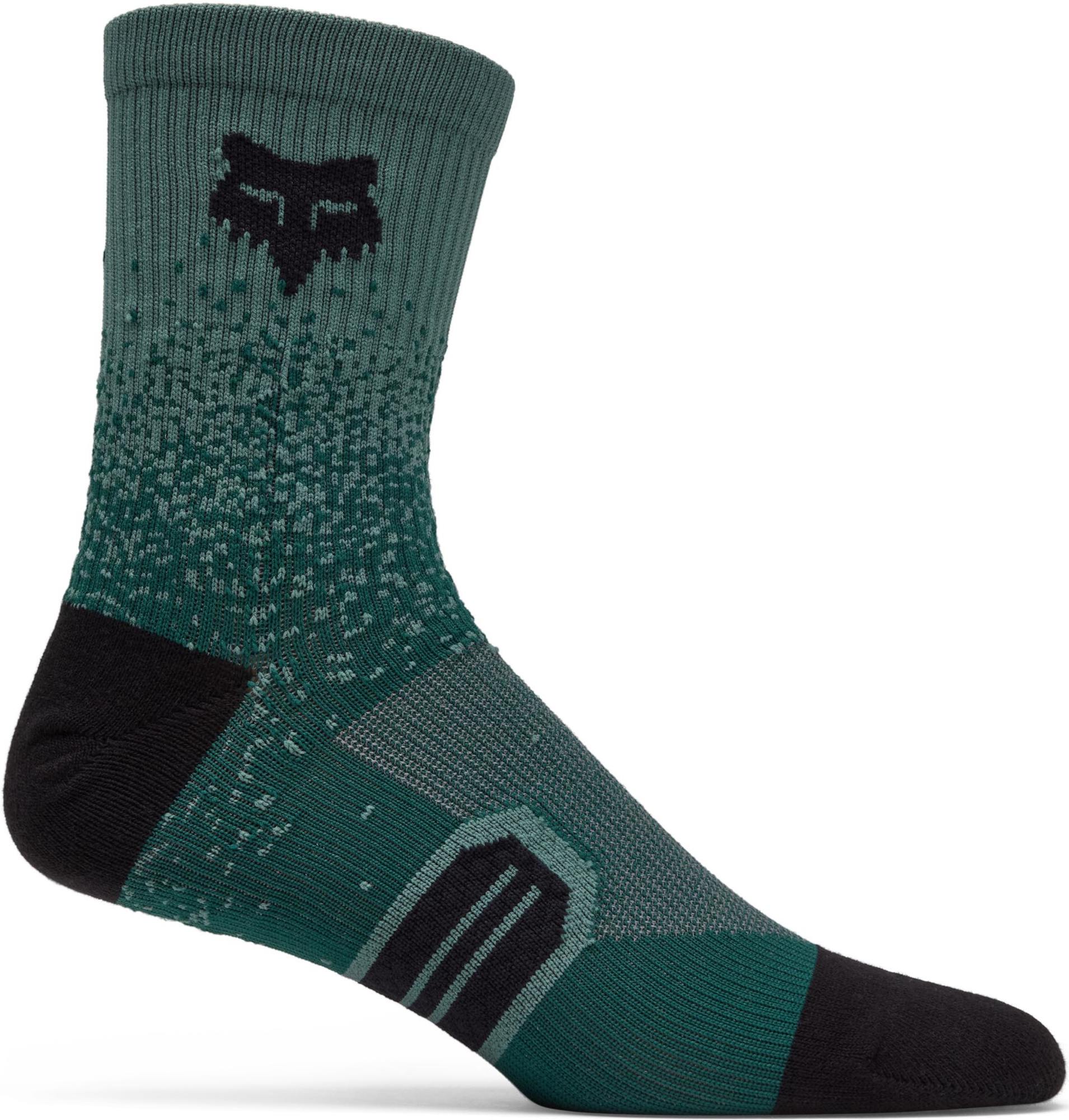 FOX 6" Ranger Fade Cyklistické ponožky zelená L/XL Obrázek 1