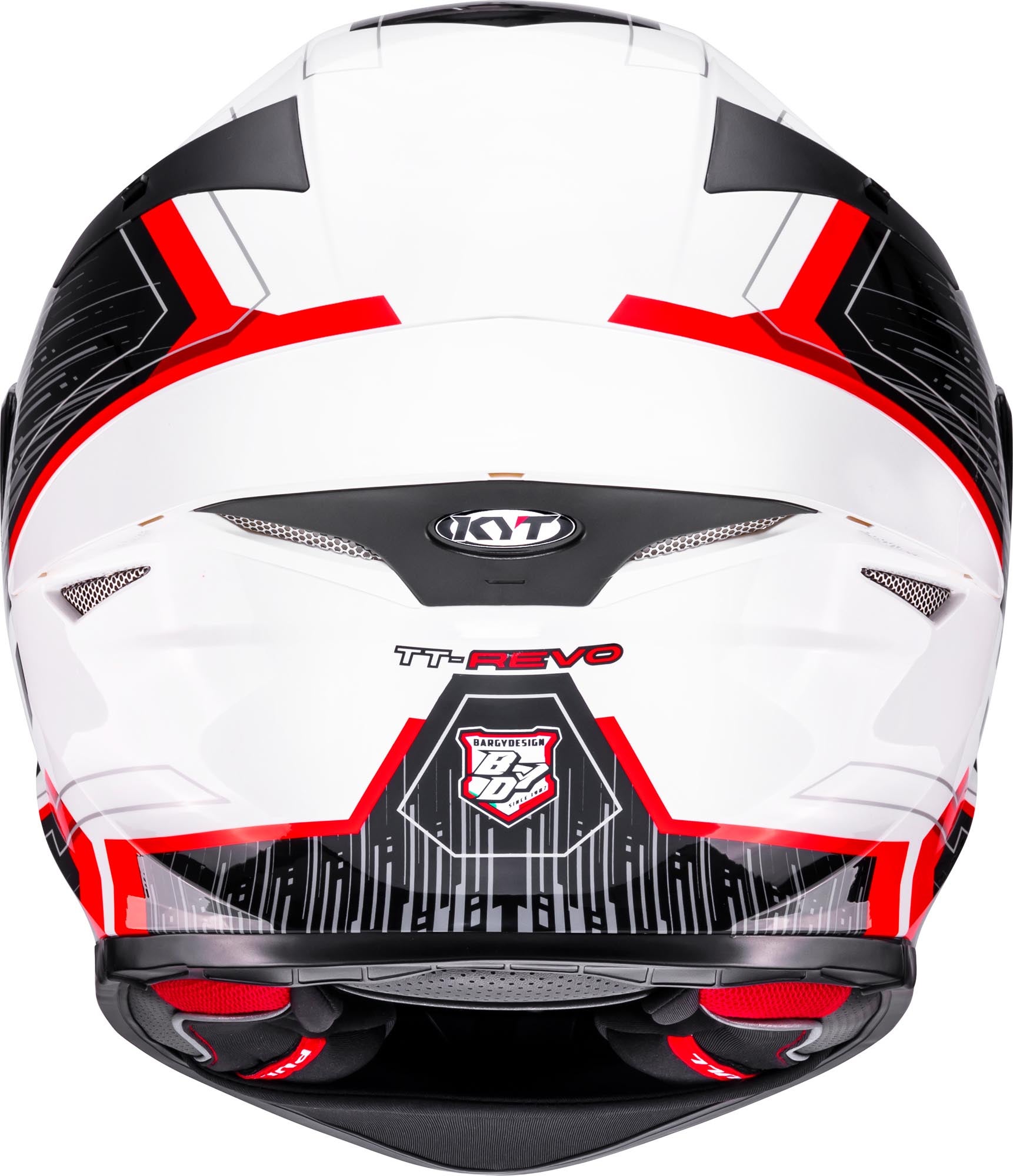 KYT TT-Revo Speeding Elmetto nero/bianco/rosso L (59/60) Figura 4