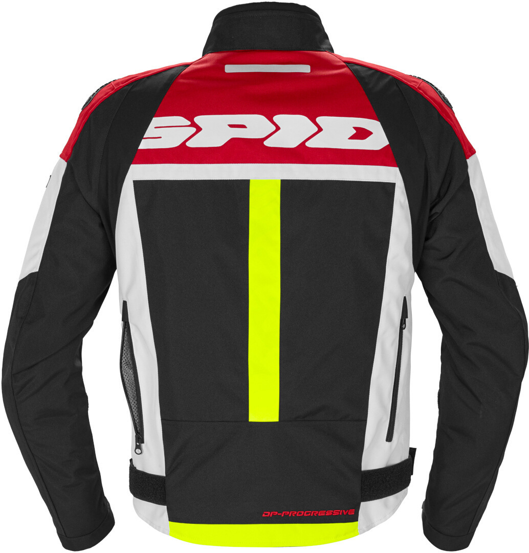 Spidi Progressive Tex perforated Motorcycle Textile Jacket white/red 3XL Figure 5