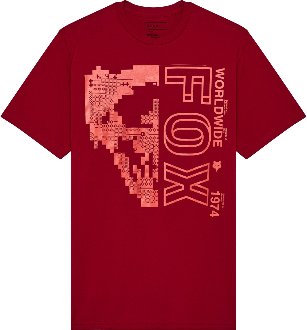 FOX Image Skull Premium Triko červená XXL Obrázek 1