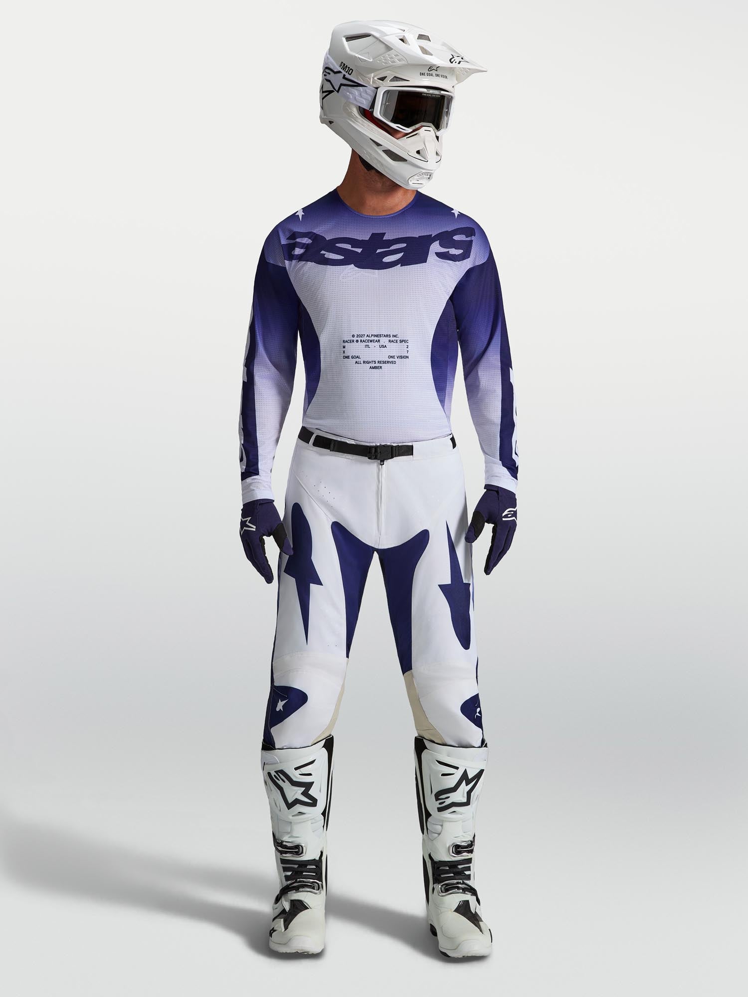 Alpinestars Racer Air Amber Motocrosstrøje M Figur 6