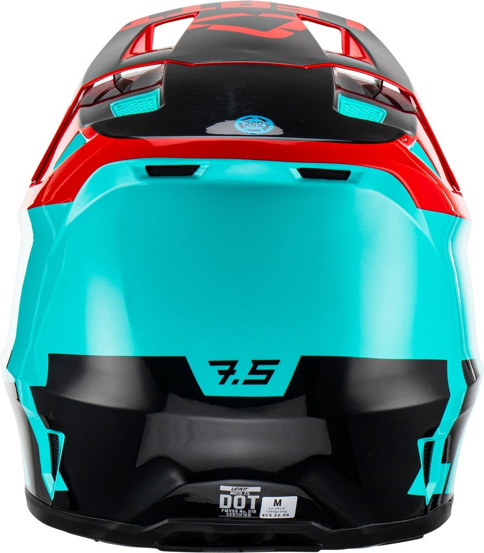 Leatt 7.5 Tricolor Casco da motocross con occhiali blu/rosso M (57/58) Figura 6