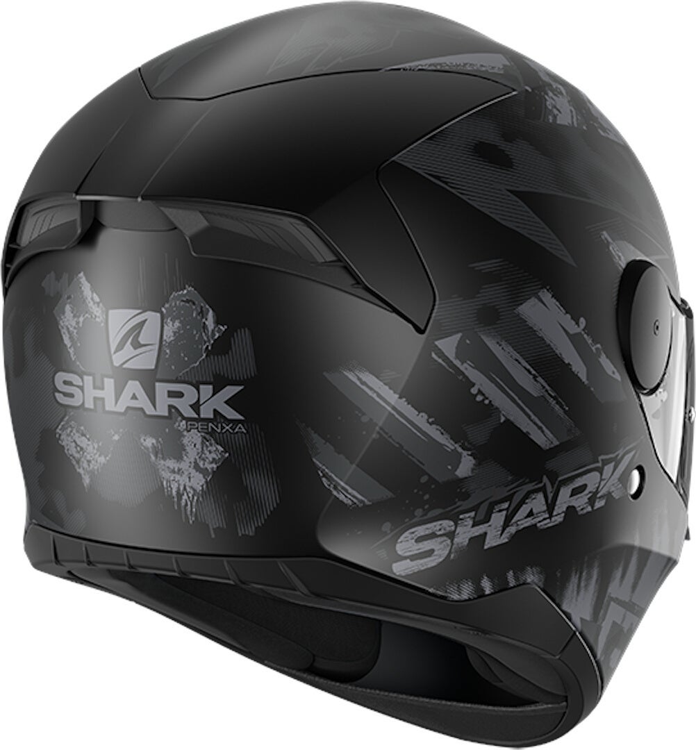 Shark D-Skwal 2 Penxa Hjelm sort mat/grå L (59/60) Figur 2