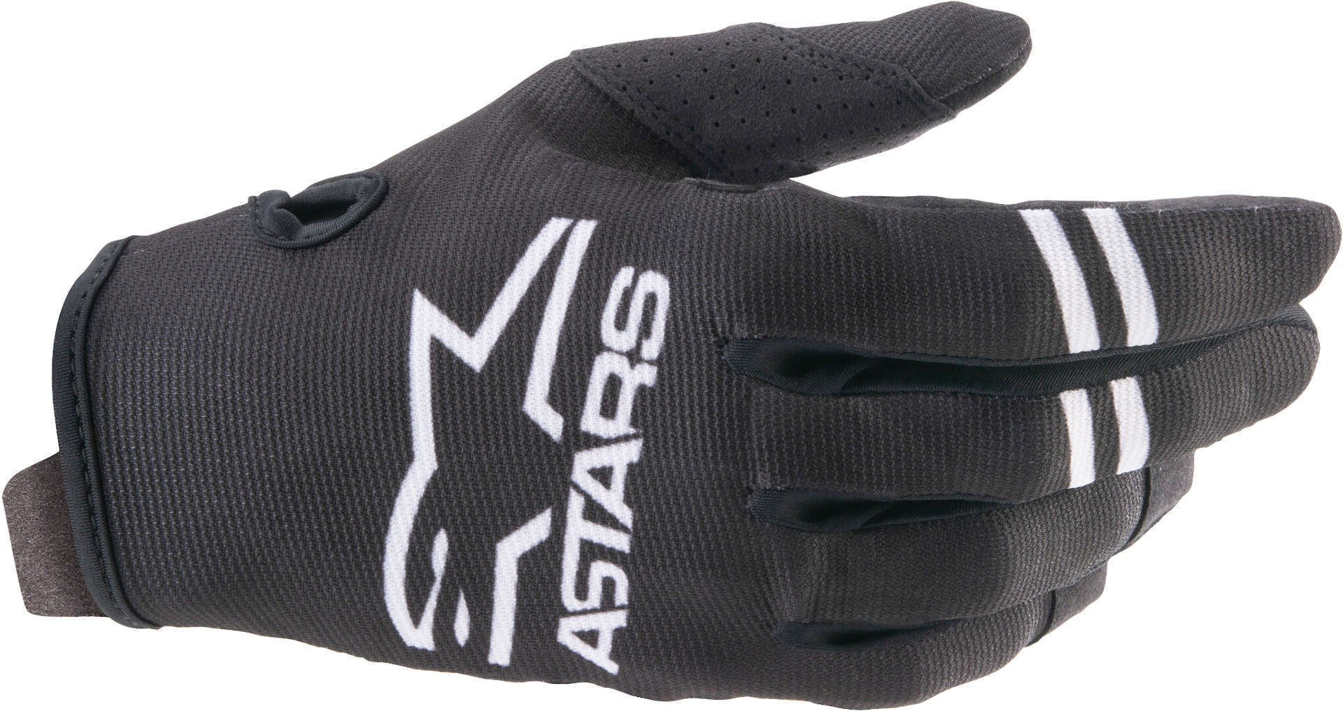 Alpinestars Radar Luvas de Motocross Juvenil preto/branco S Figura 1