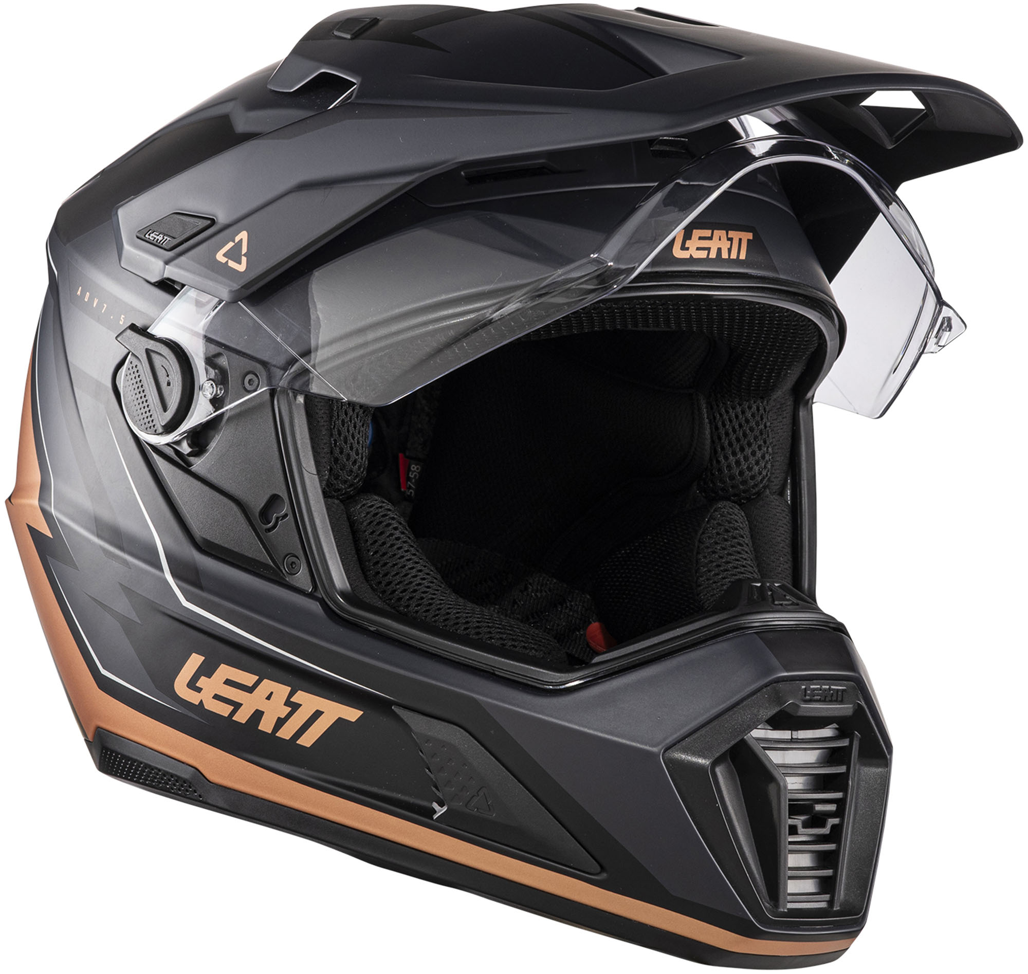 Leatt ADV 7.5 Graphic 헬멧과 고글 검정/청동 XL (61/62) 그림 1