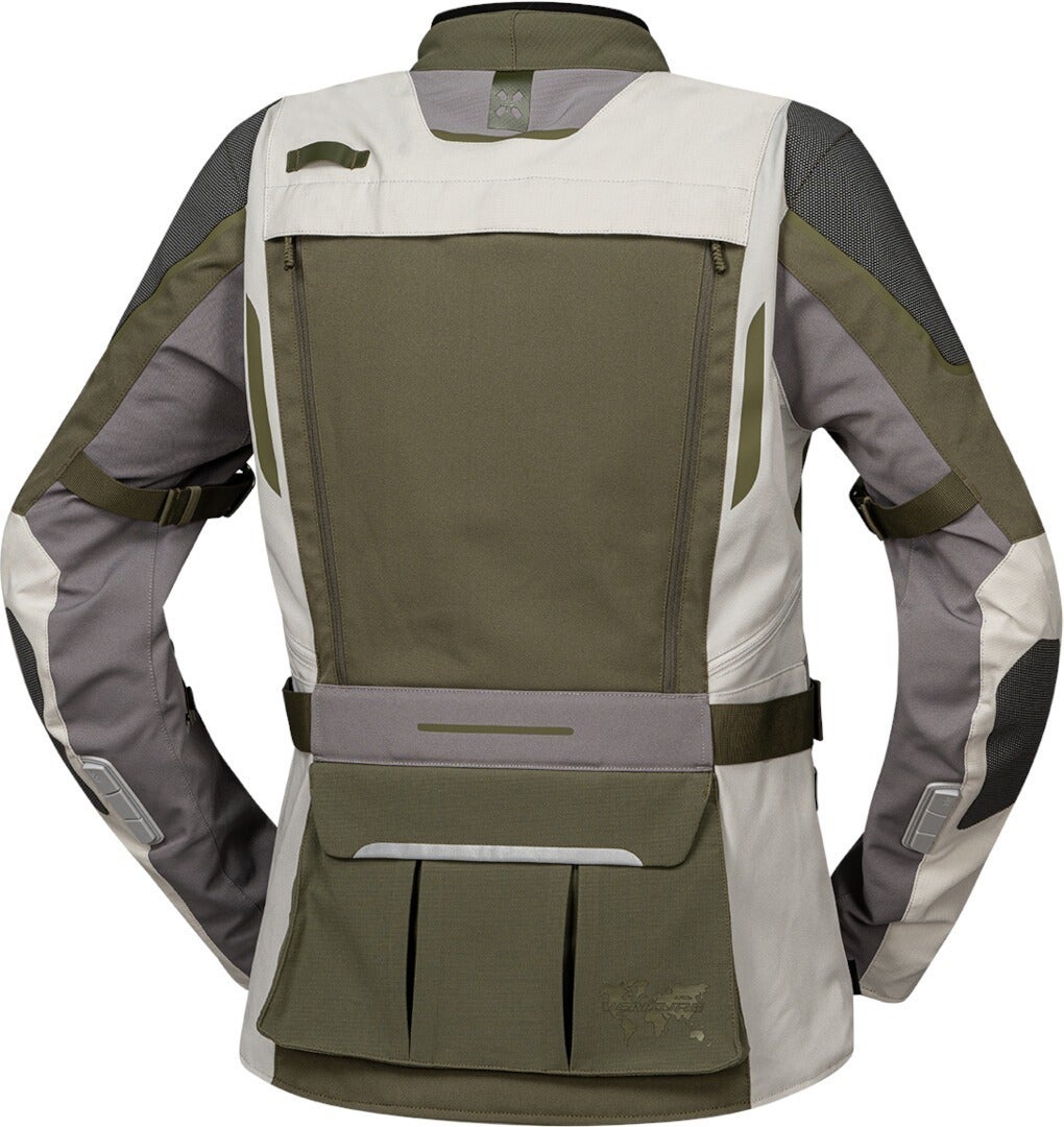 IXS Venture-Air 1.0 Damer Motorcykel Textil Jacka grön/grå XXL Figur 2