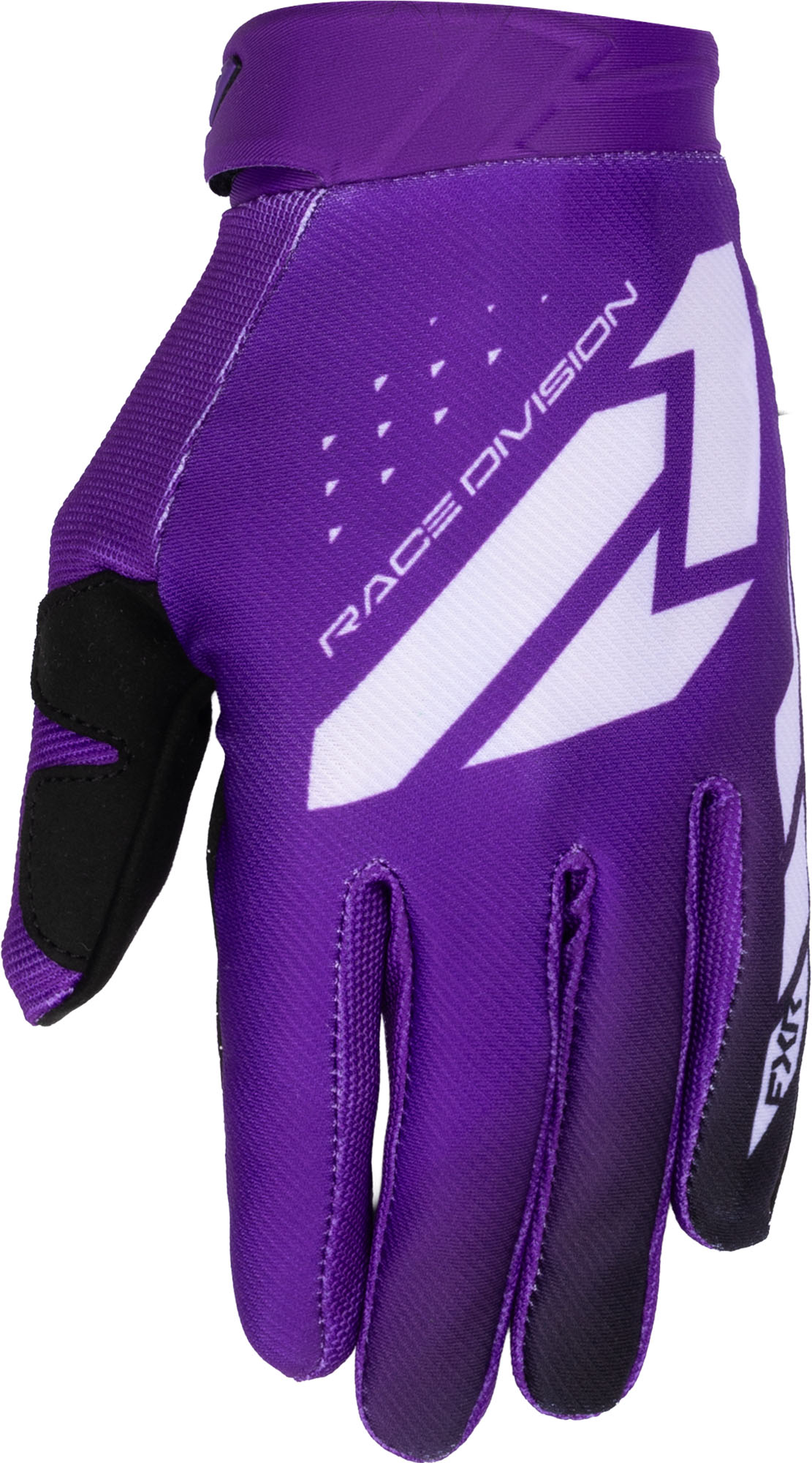 FXR Reflex Motocross handsker sort/hvid/lilla L Figur 1