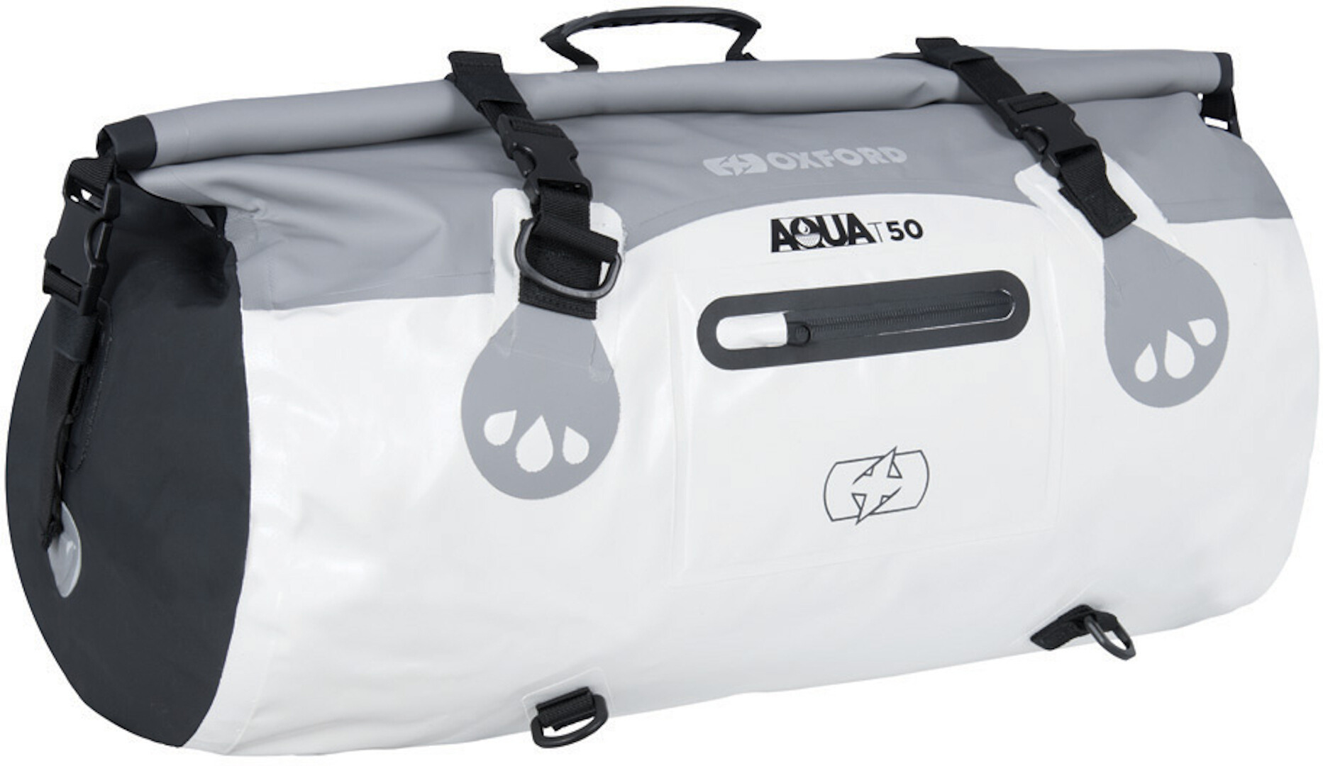 Oxford AQUA T-50 Roll Bag negru/galben Figura 2