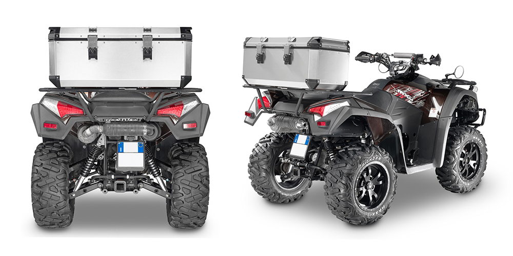 GIVI ATV Universal-Halterung für OBK110 ALU-Koffer für Rohrträger mit 18mm bis 25mm Durchmesser Figur 2