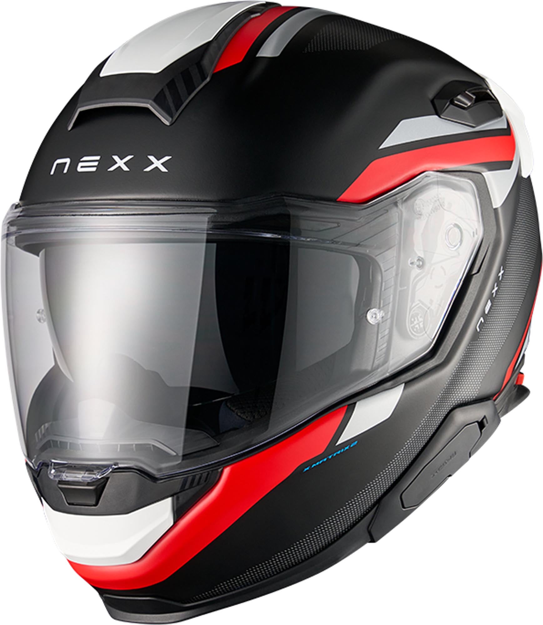 Nexx X.TR Quanta Casco Negro/Blanco/Rojo S (55/56) Figura 1