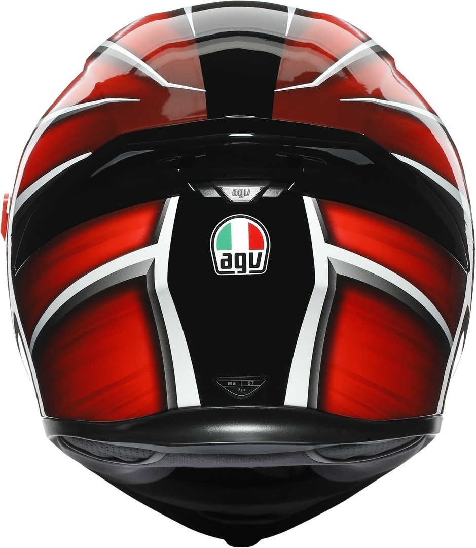AGV K-5 S Tempest Helmet black/red MS (57) Figure 3