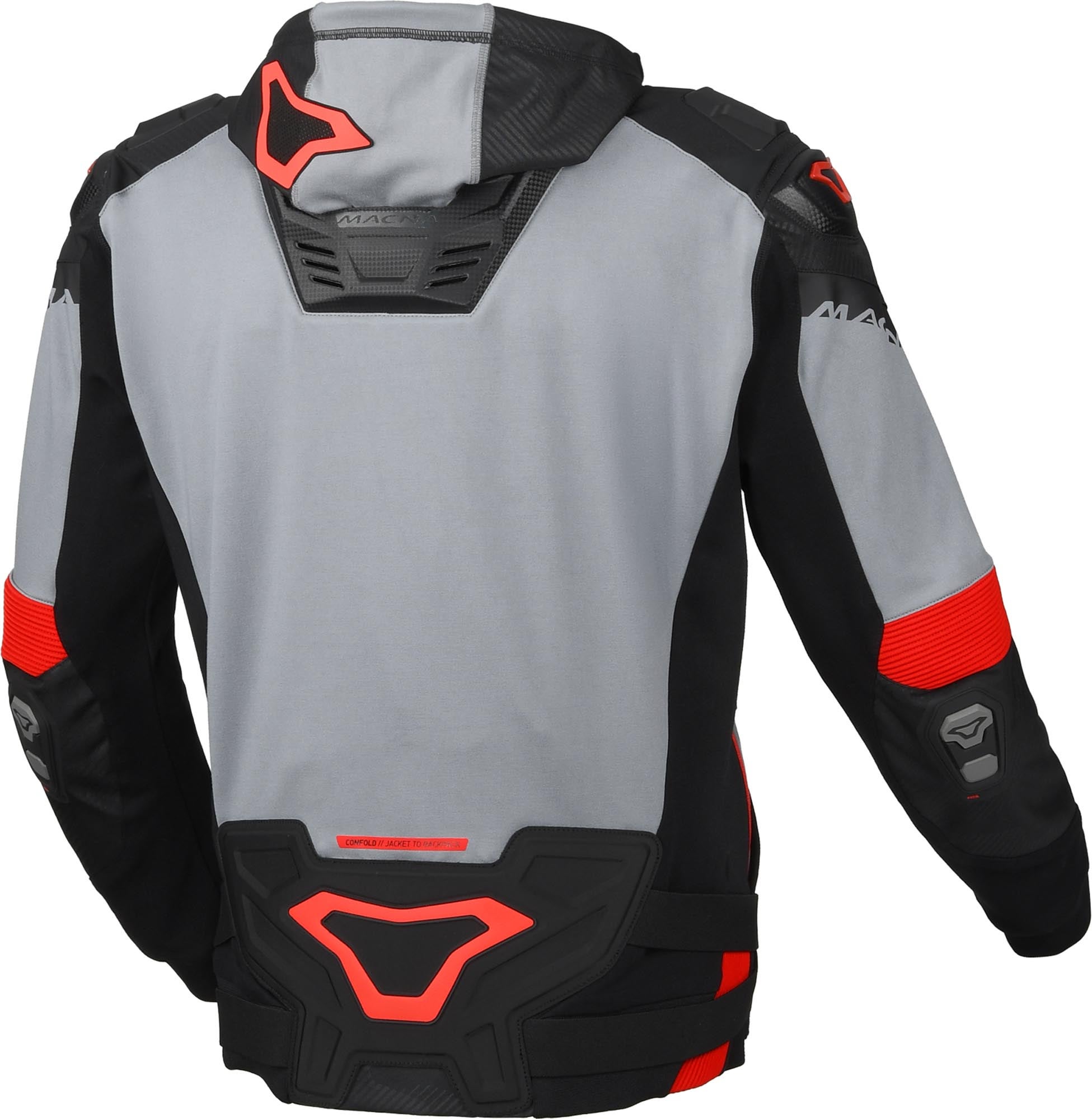 Macna Phantomax Motorcykeltextiljacka Svart/grå M Figur 2