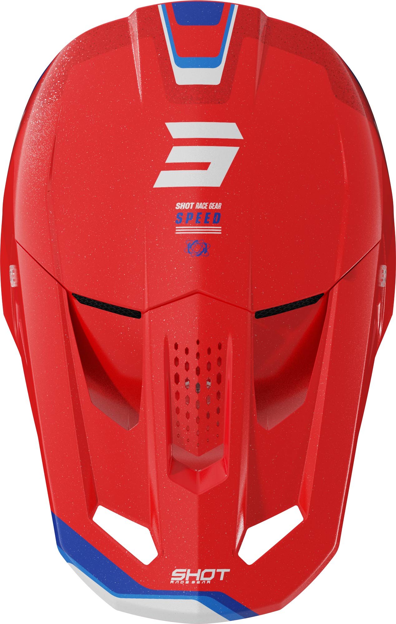 Shot Speed Atomic Mips Motocross Helmet red M (57/58) Figure 2