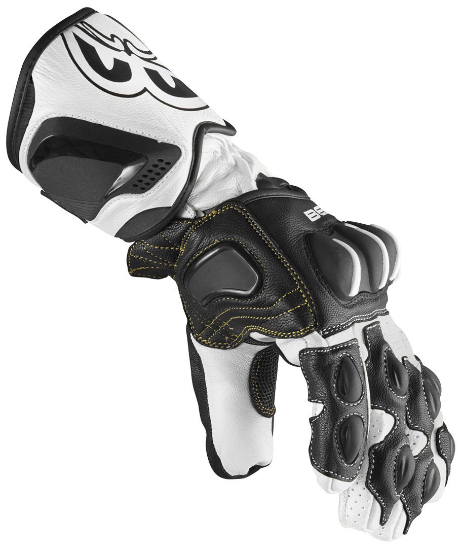 Berik Thunar Evo Motorcykel handsker hvid/sort XL Figur 3