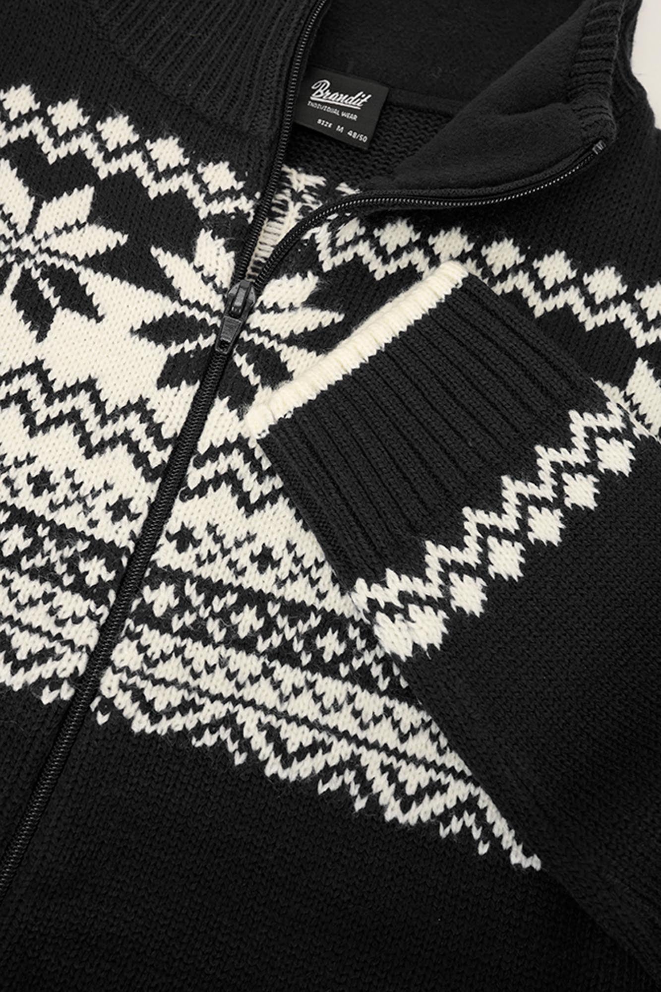 Brandit Norweger Rāvējslēdzējs melnbalts/balts 7XL 3. attēls