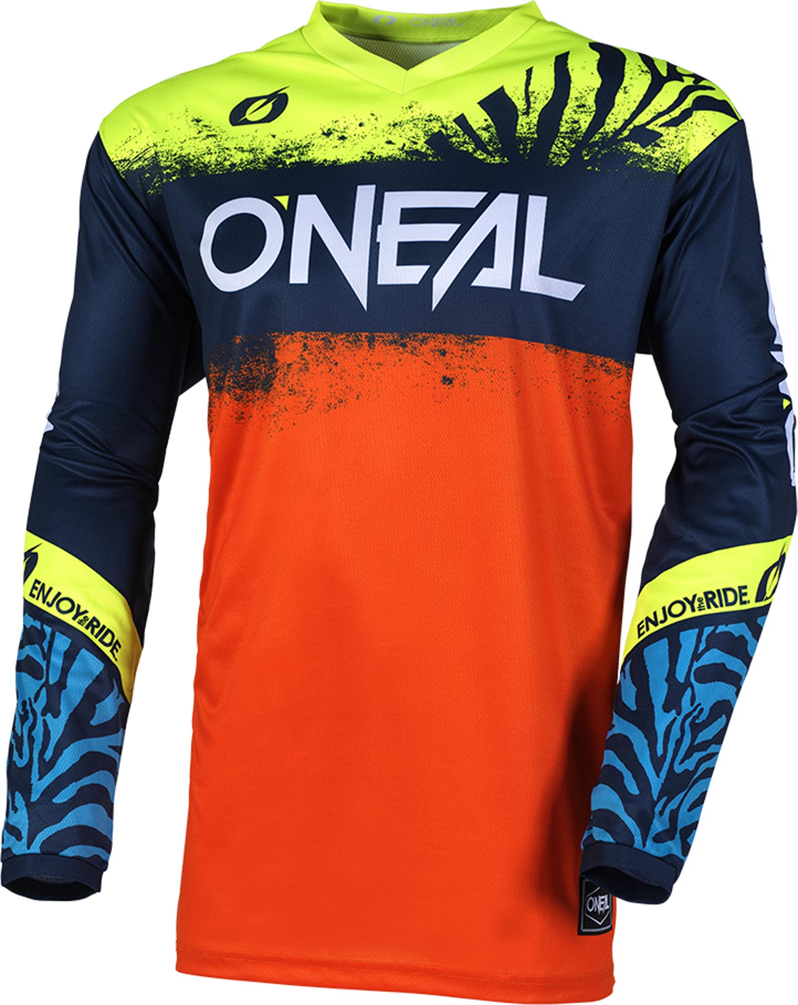 Oneal Element Shocker Kids Motocross Jersey S Figure 1