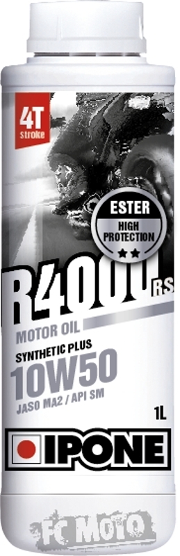 IPONE R 4000 RS 10W-50 Motorolja 1 liter Figur 1