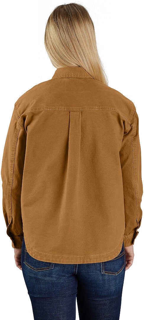 Carhartt Rugged Flex Loose Fit Heavyweight Duck Camicia da donna marrone M Figura 3
